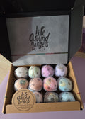 Life around angels bath bomb set of 12 new in box