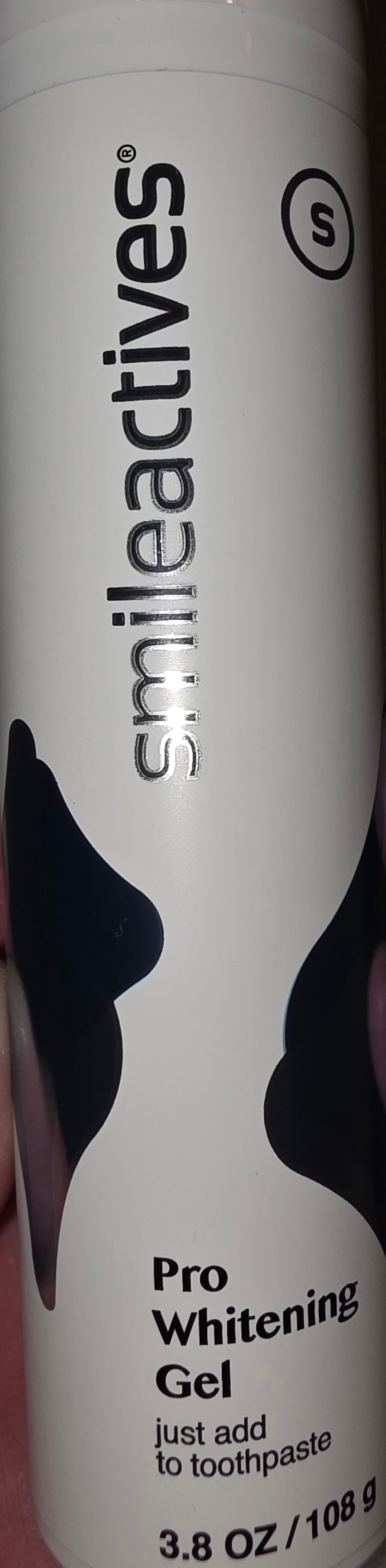 Smile activé whitening gel toothpaste
