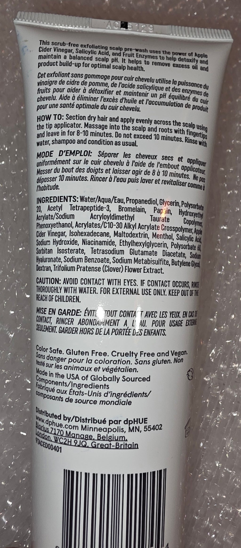 Scalp détoxication scrub