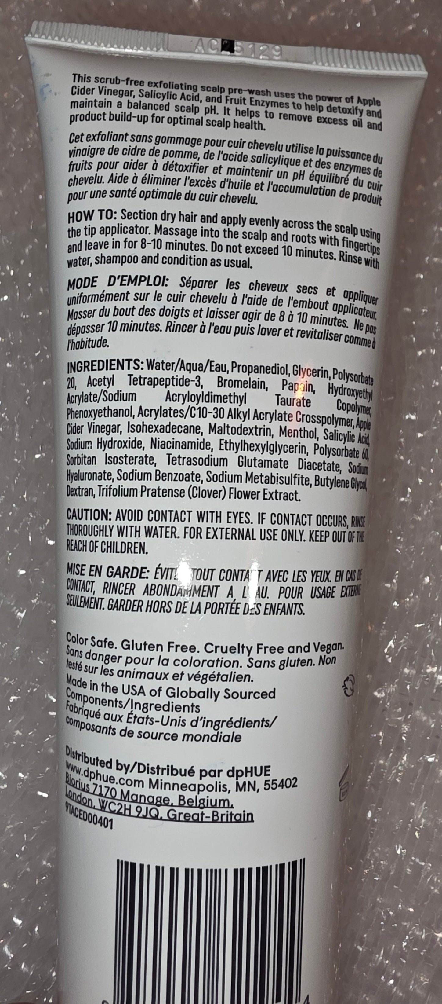 Scalp détoxication scrub