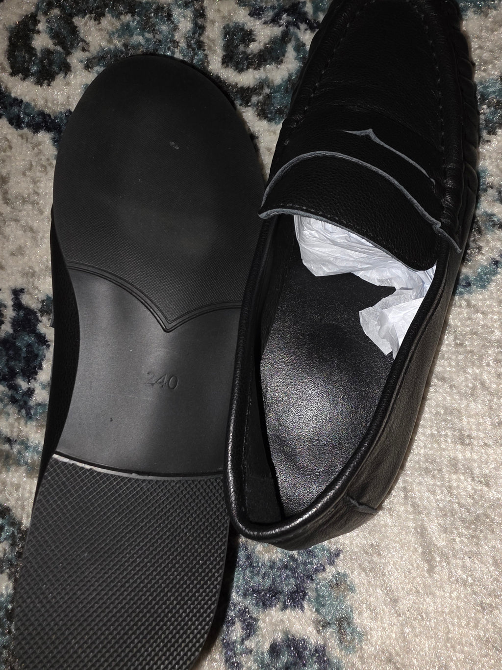 Penny loafer shoes