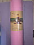 Pink yoga matt