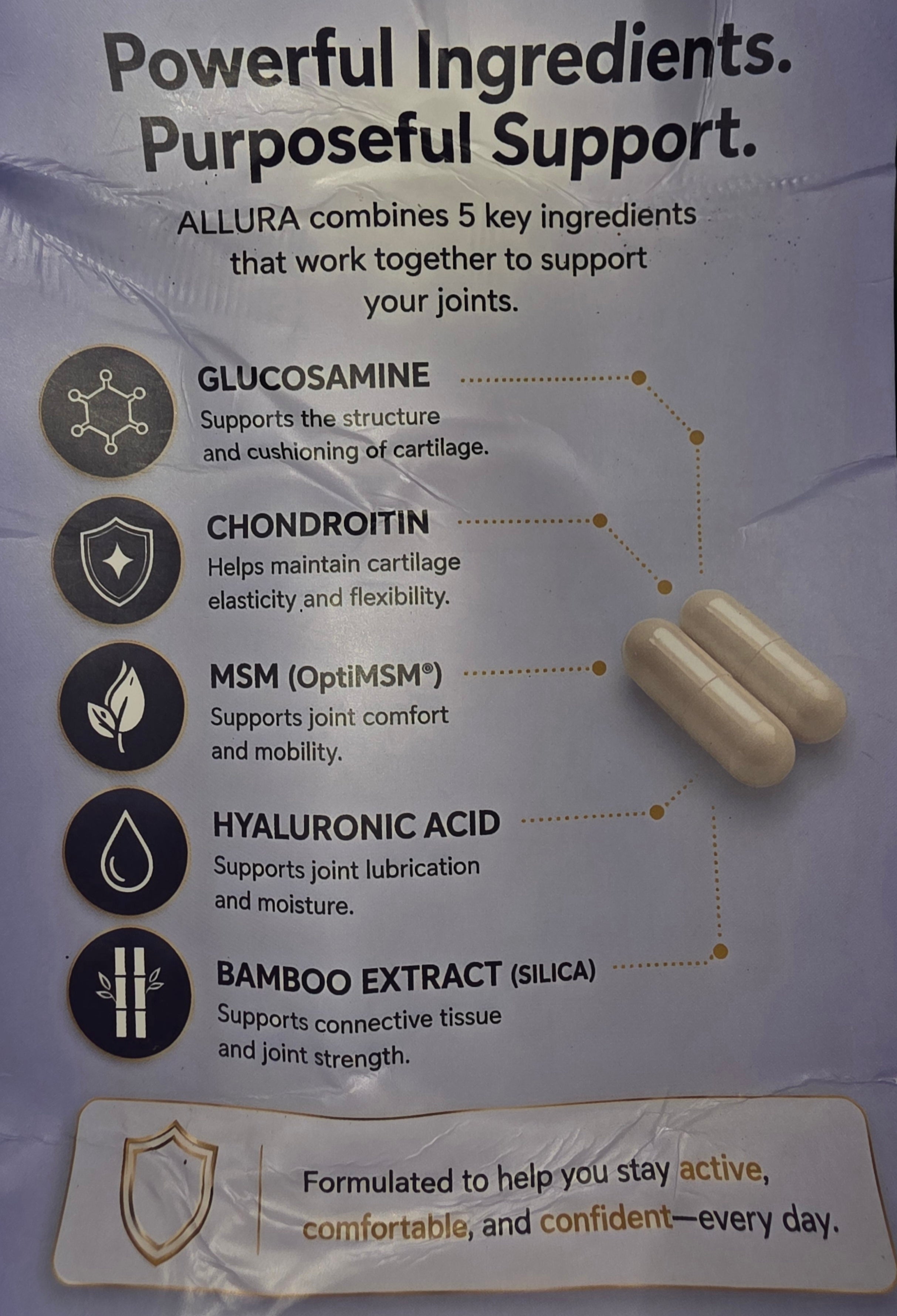 ALLURA JOINT SUPPORT