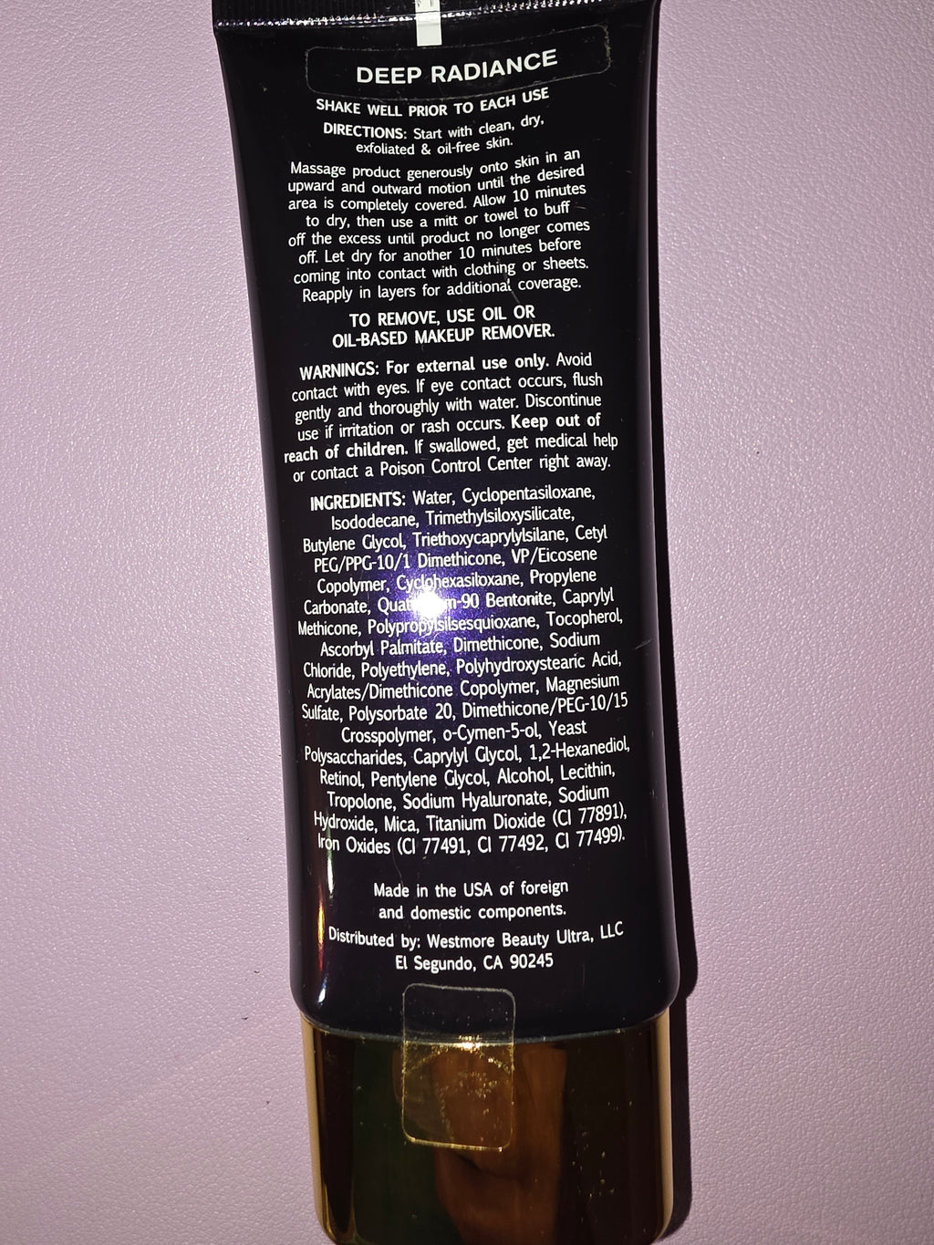 Westmore Beauty body coverage