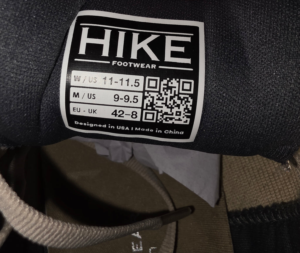 Hike footwear