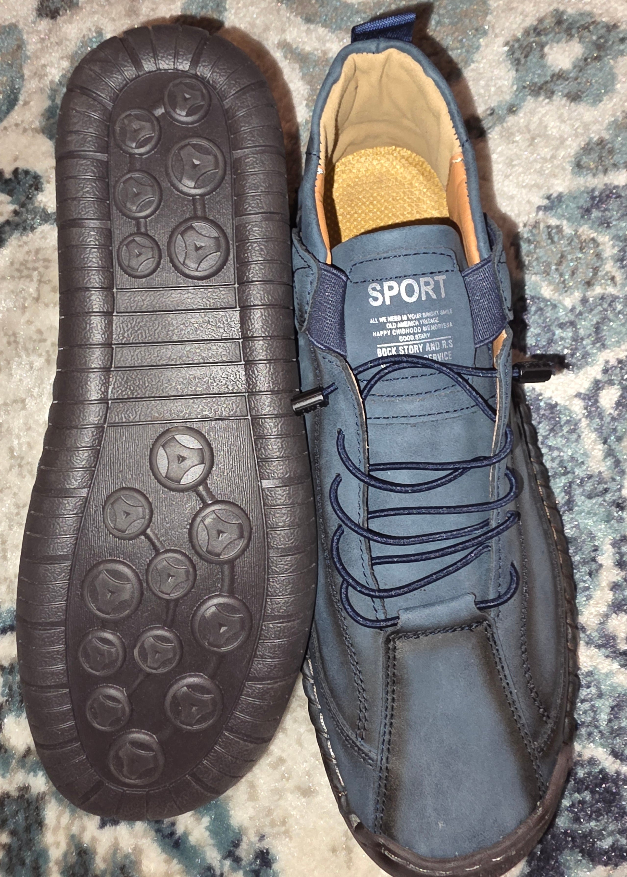 Sport leather shoes