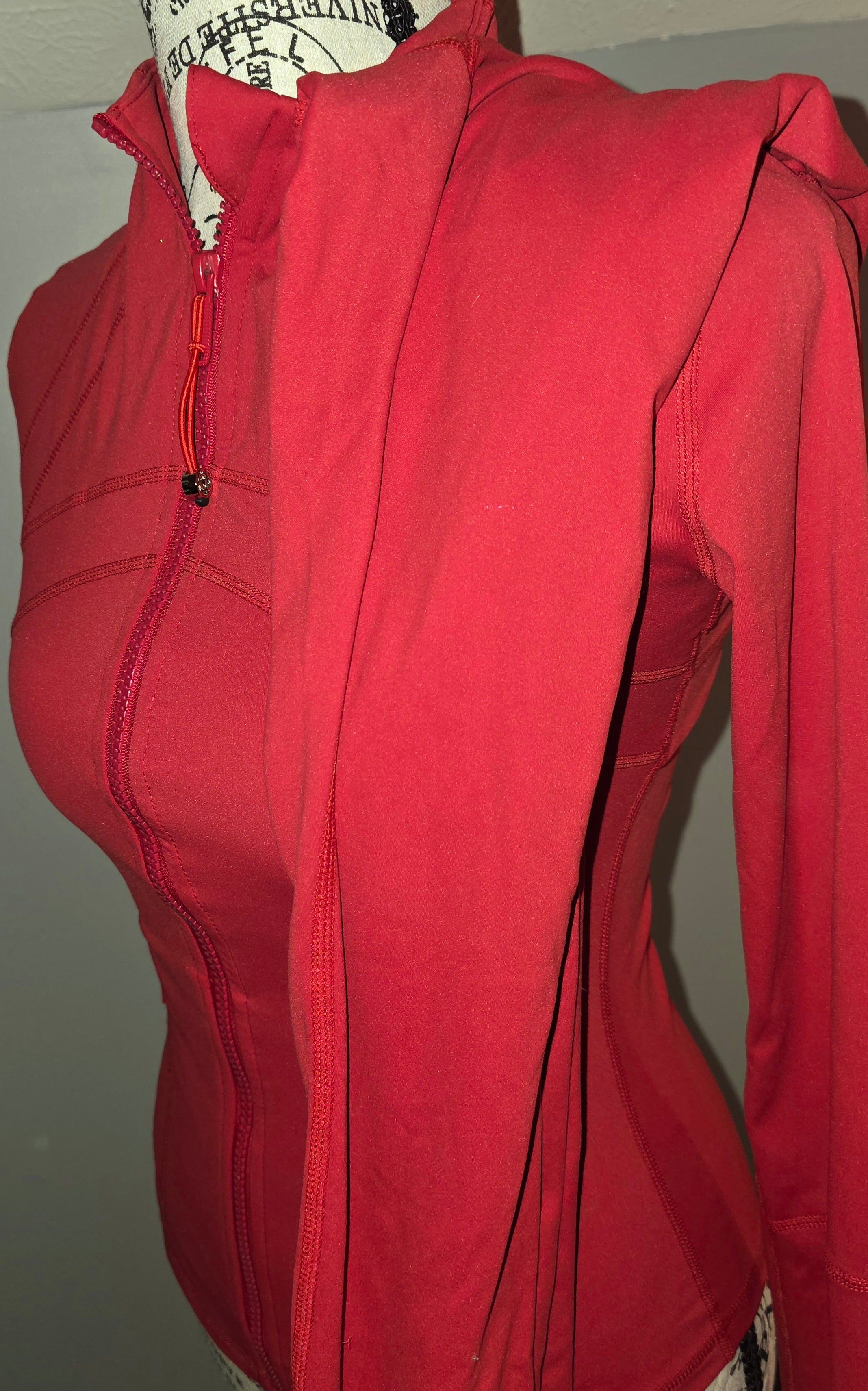 Stretchy red top and pant Active wear