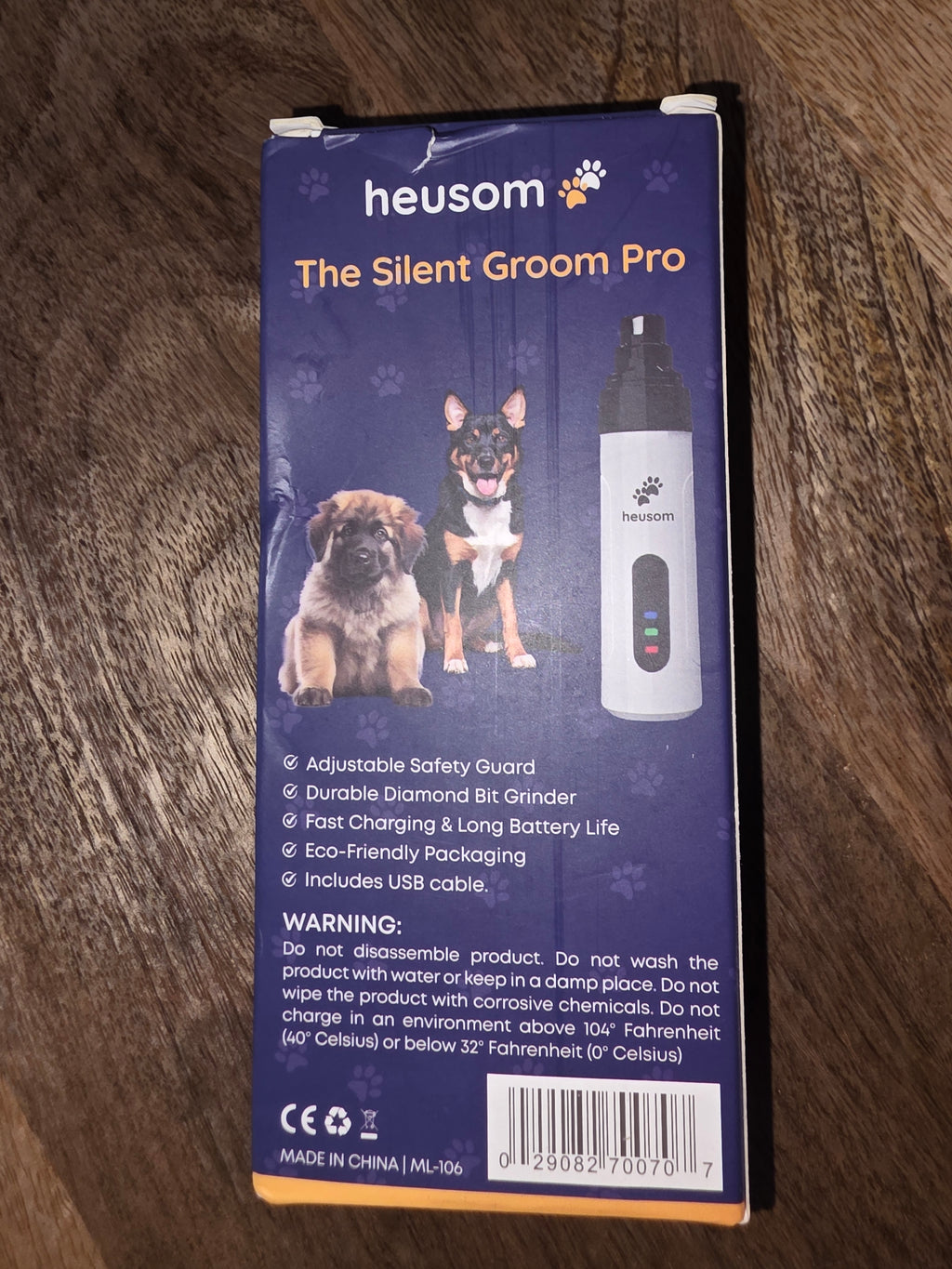 Heusom  nail grinder for pets