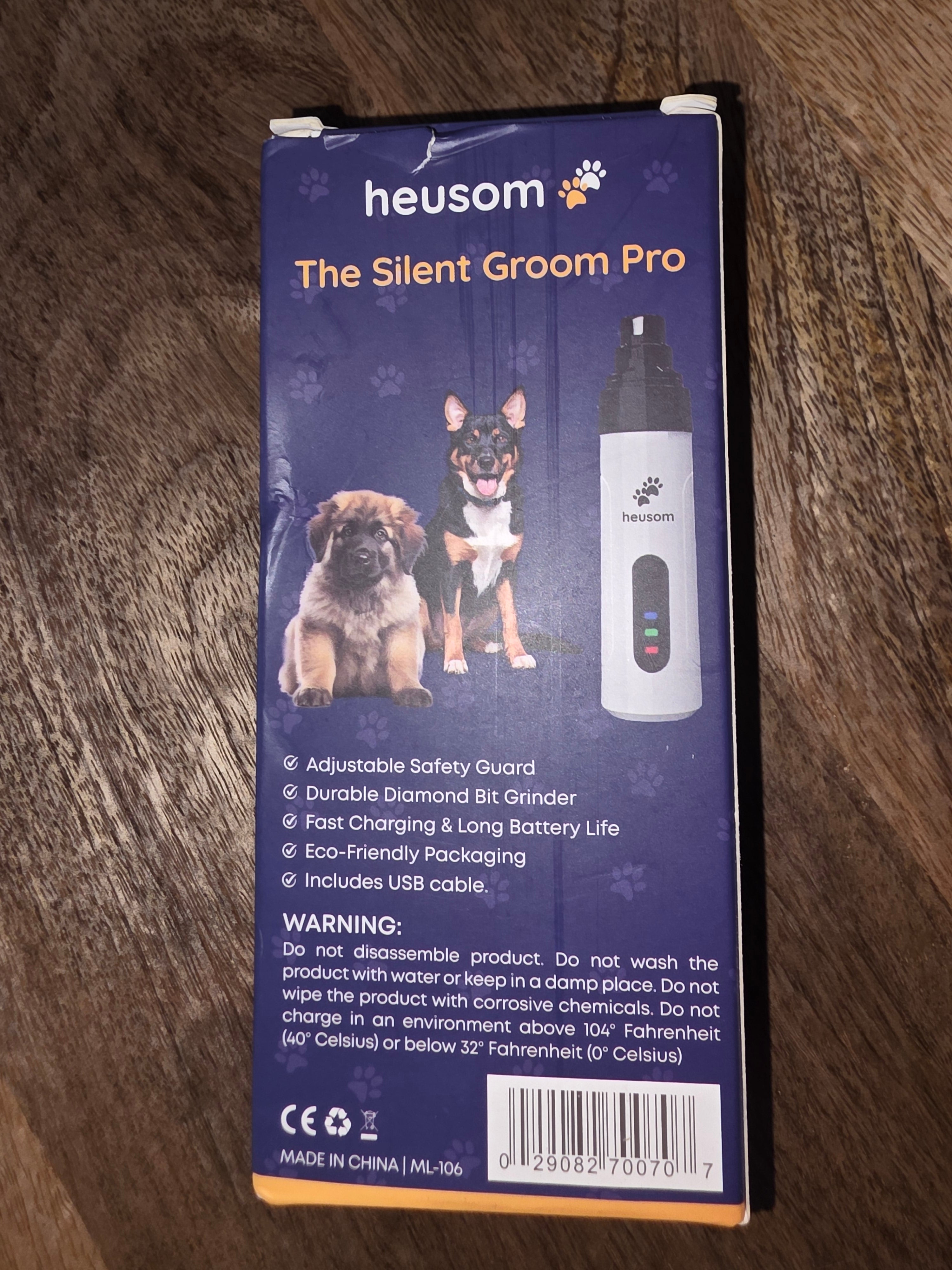 Heusom  nail grinder for pets