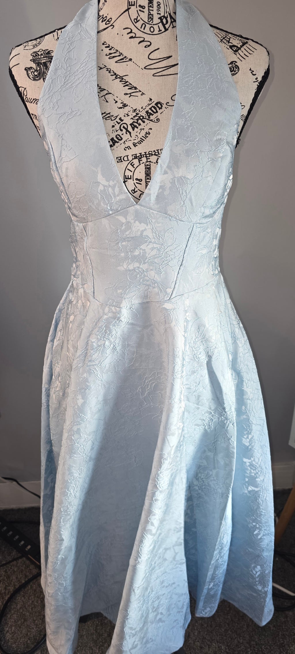 Cider dress baby blue color