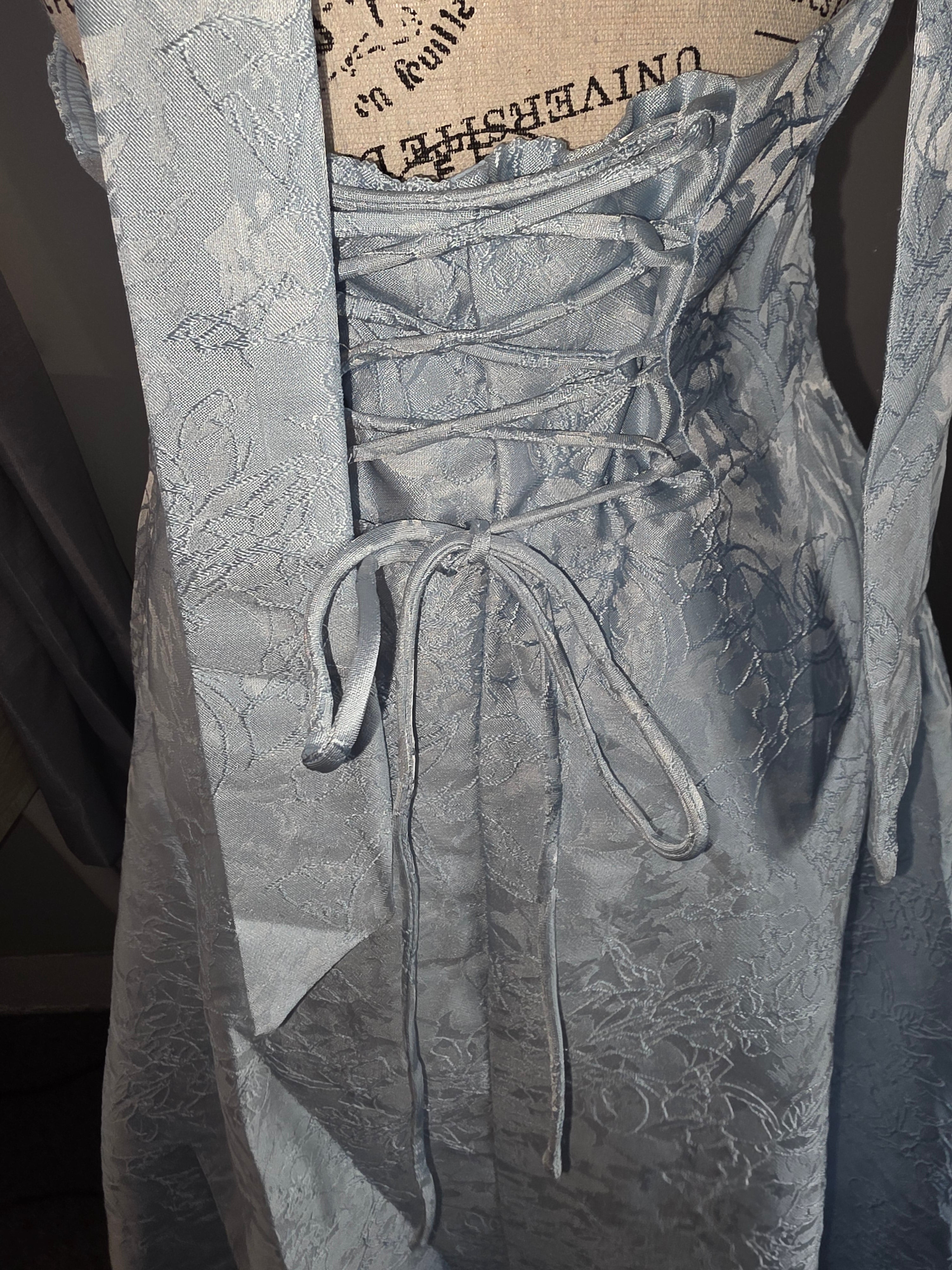 Cider dress baby blue color