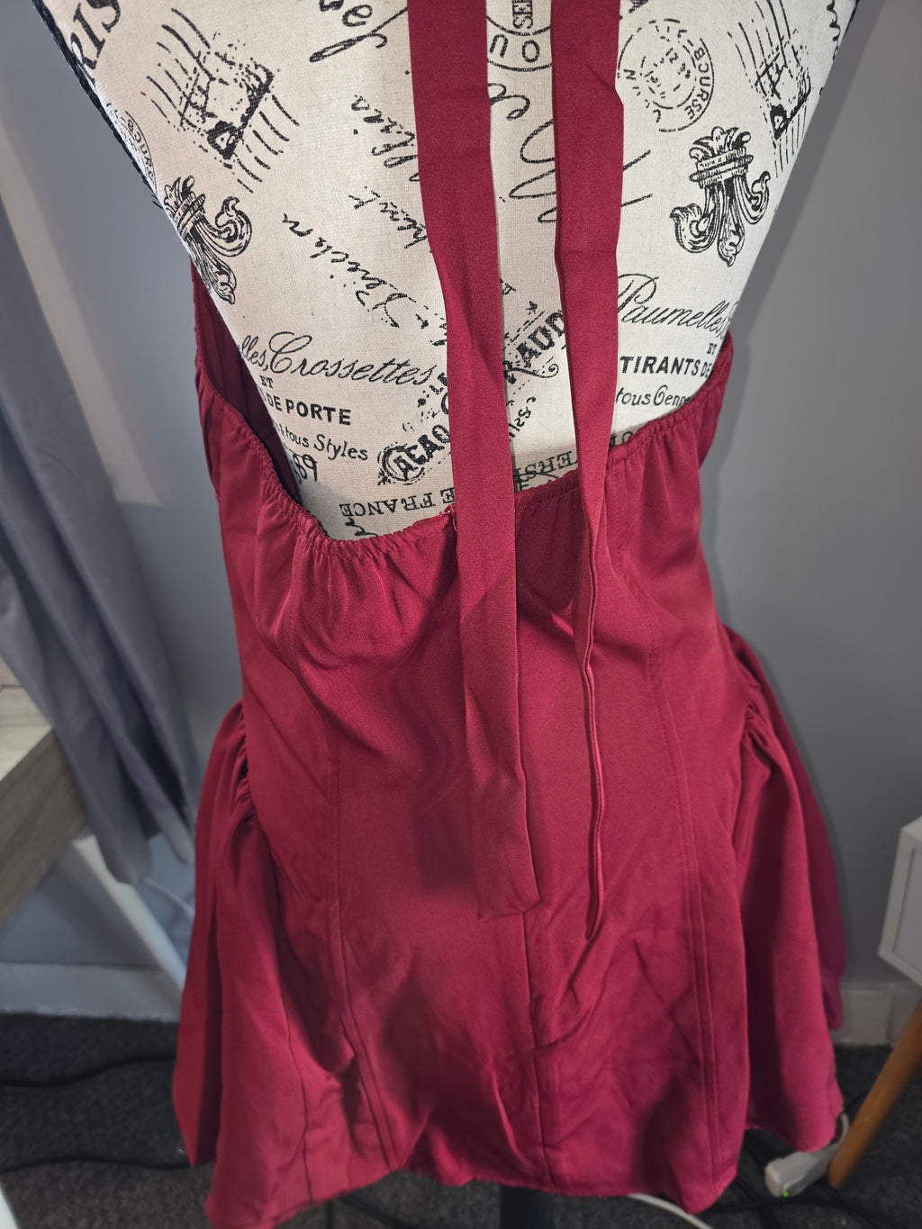 Red cider mini dress new with tags