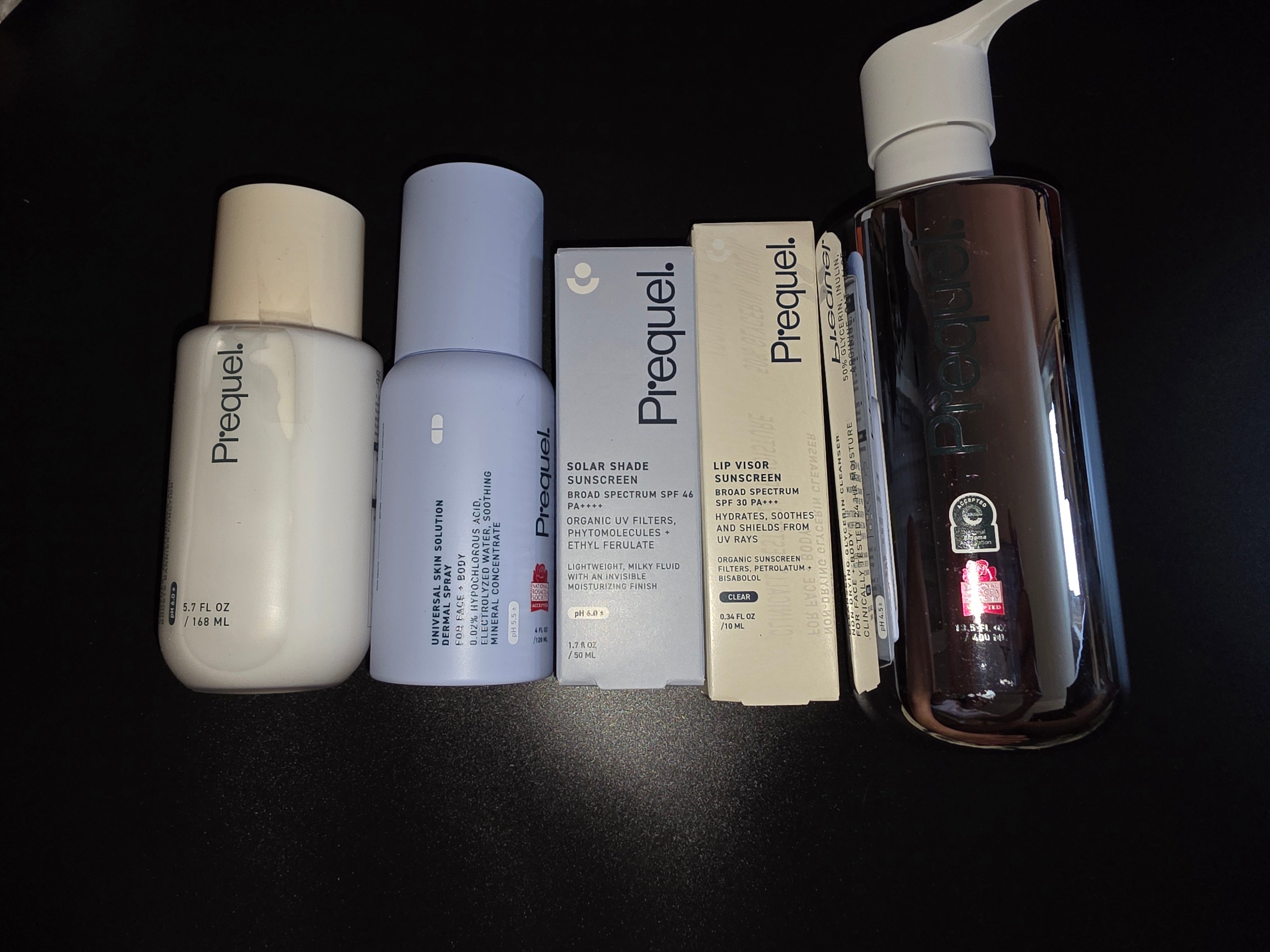 Prequel skin care set