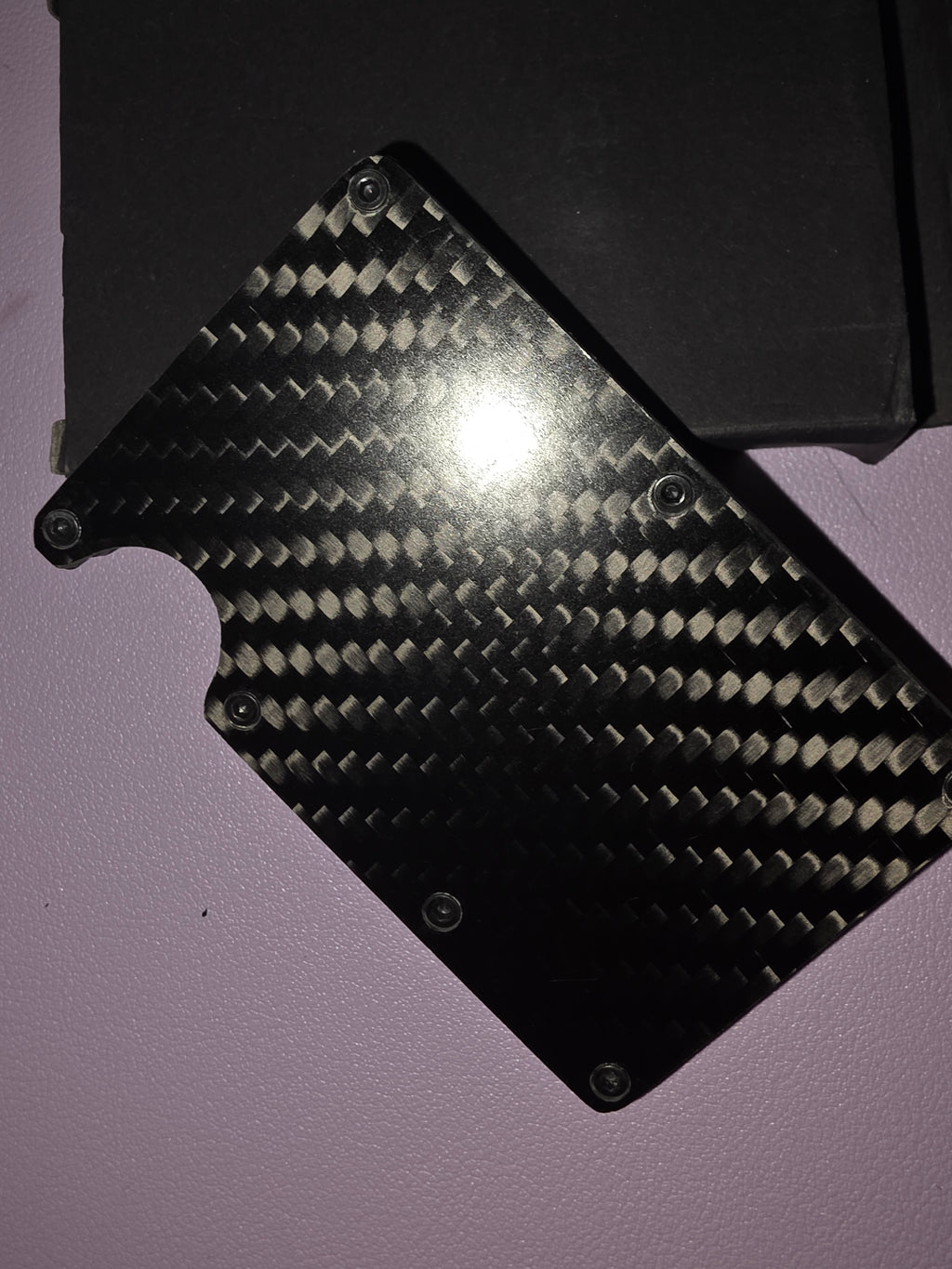 Card holder wallet carbon fiber