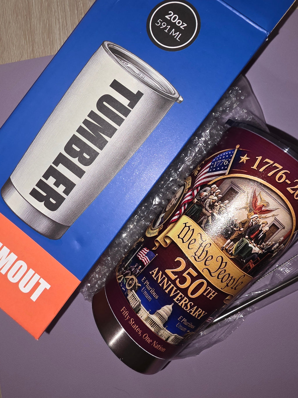 We the people 20oz tumbler