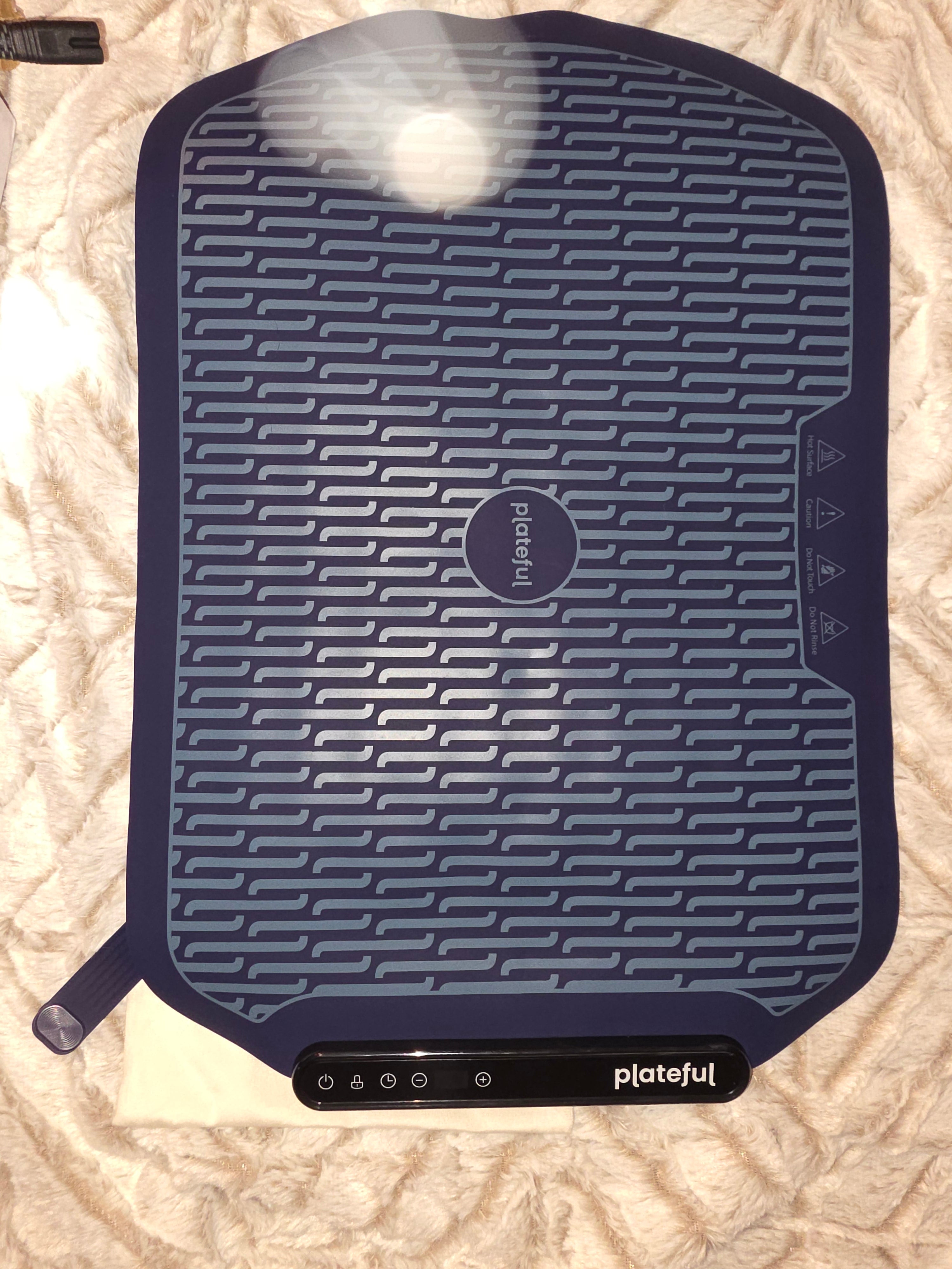 Plateful food warming mat