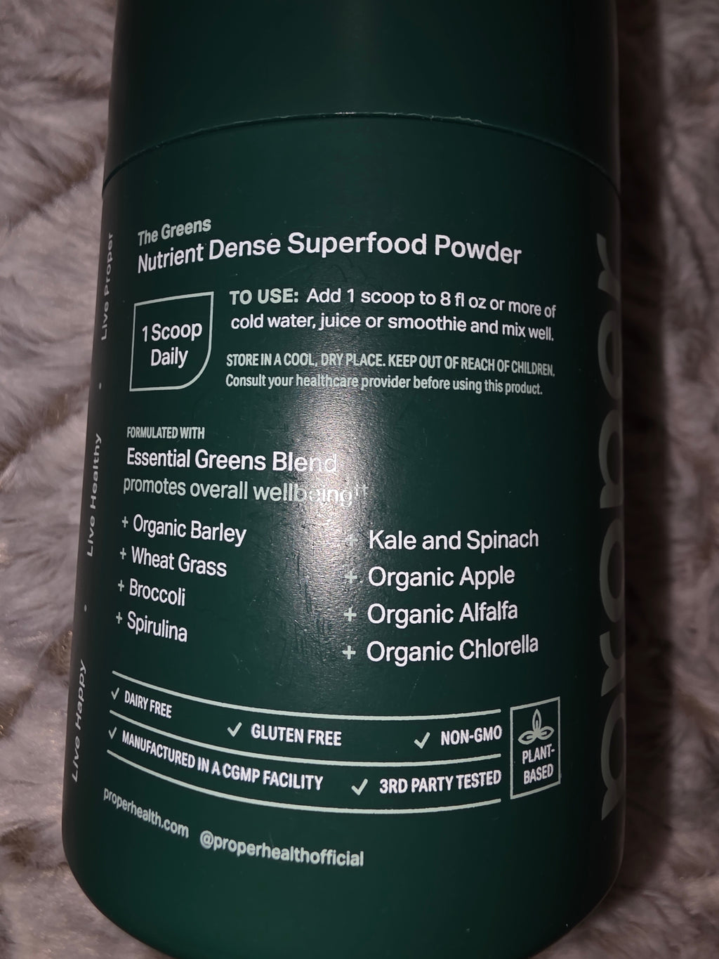 Proper Daily Boost Green Apple flavor