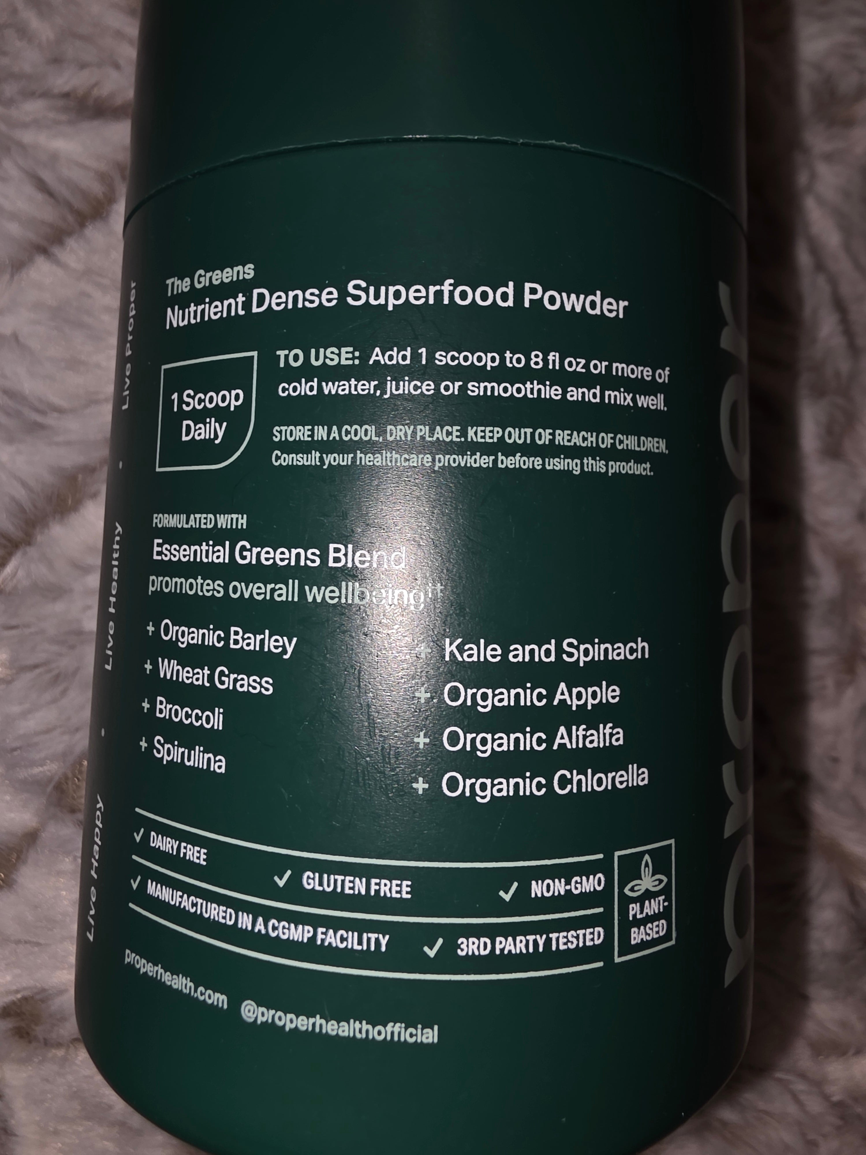 Proper Daily Boost Green Apple flavor
