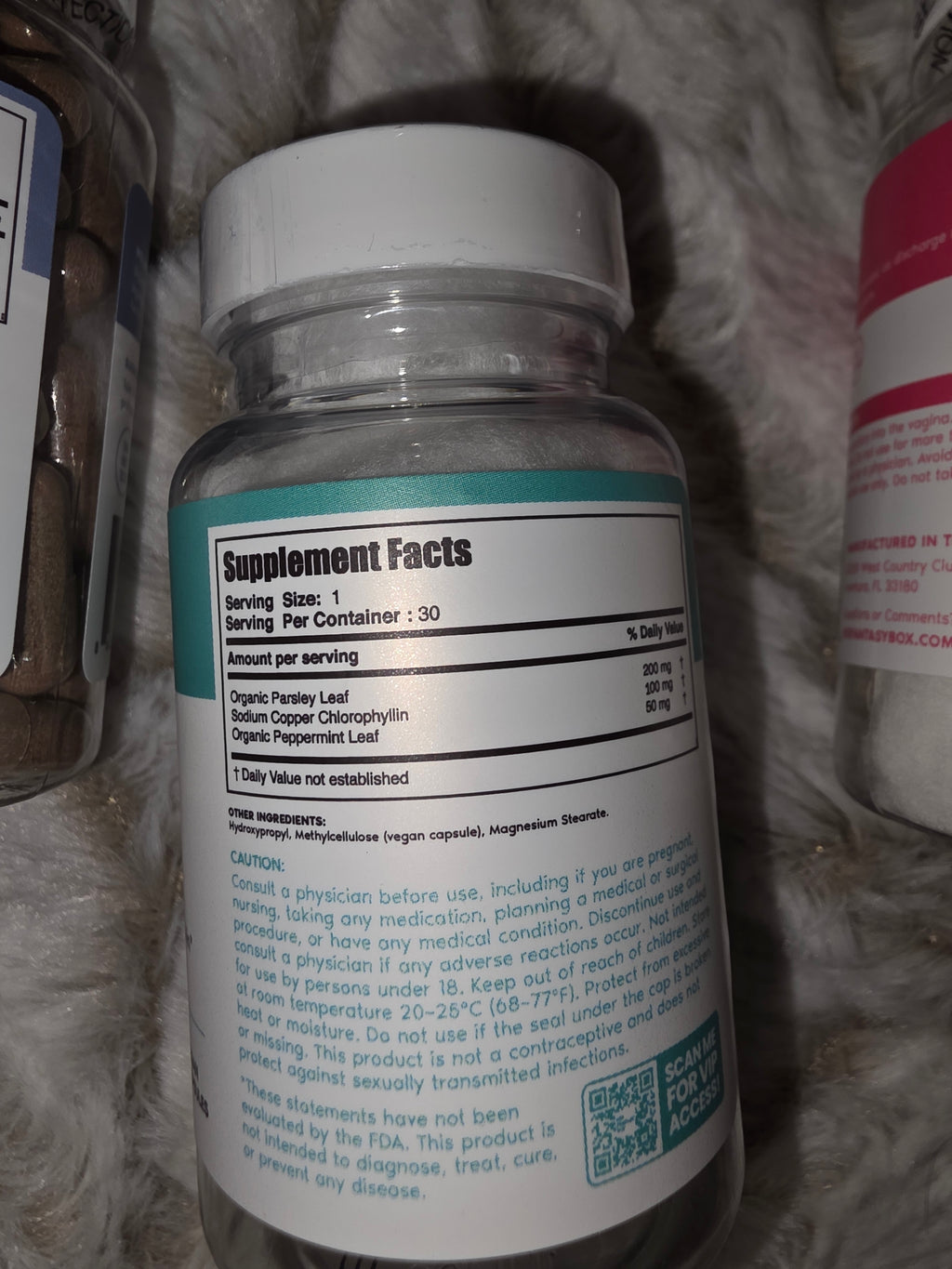 Female health set of 3 suppléments