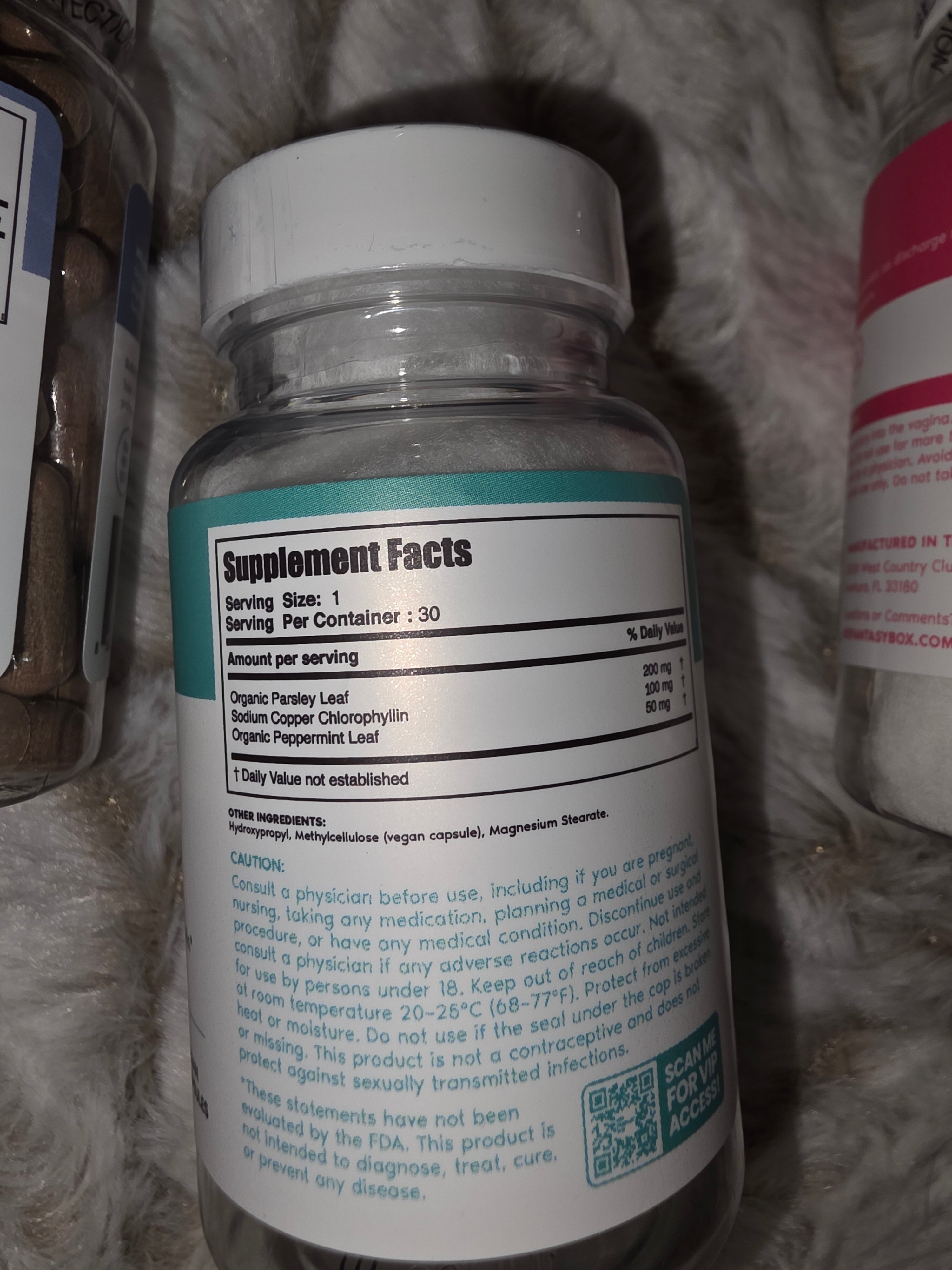 Female health set of 3 suppléments
