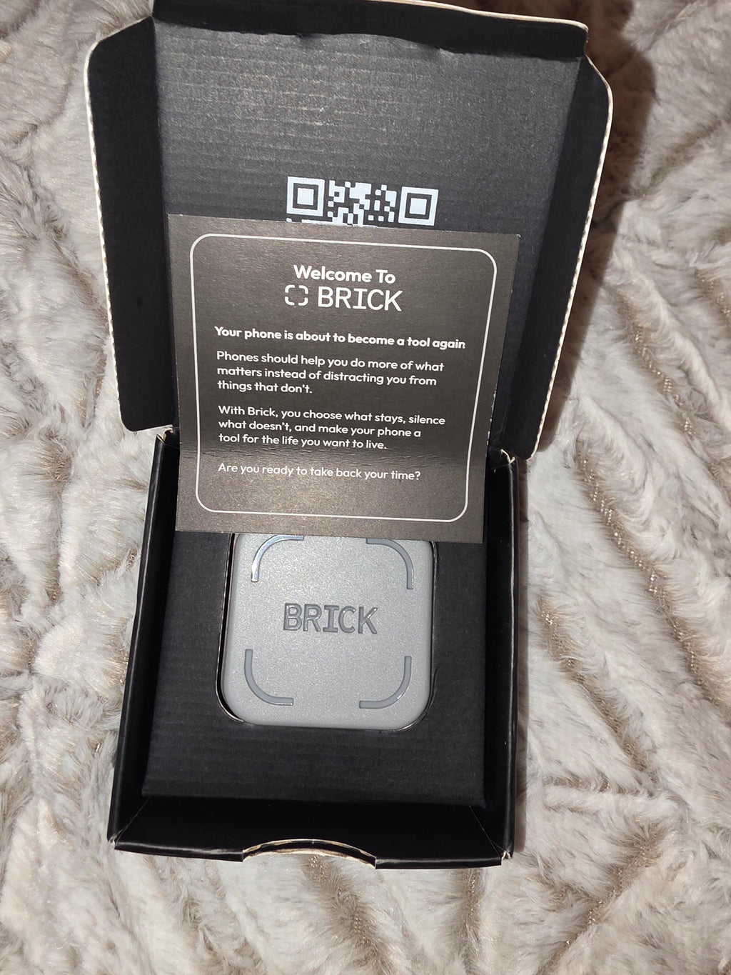 Brick control your screen time device with wall mount