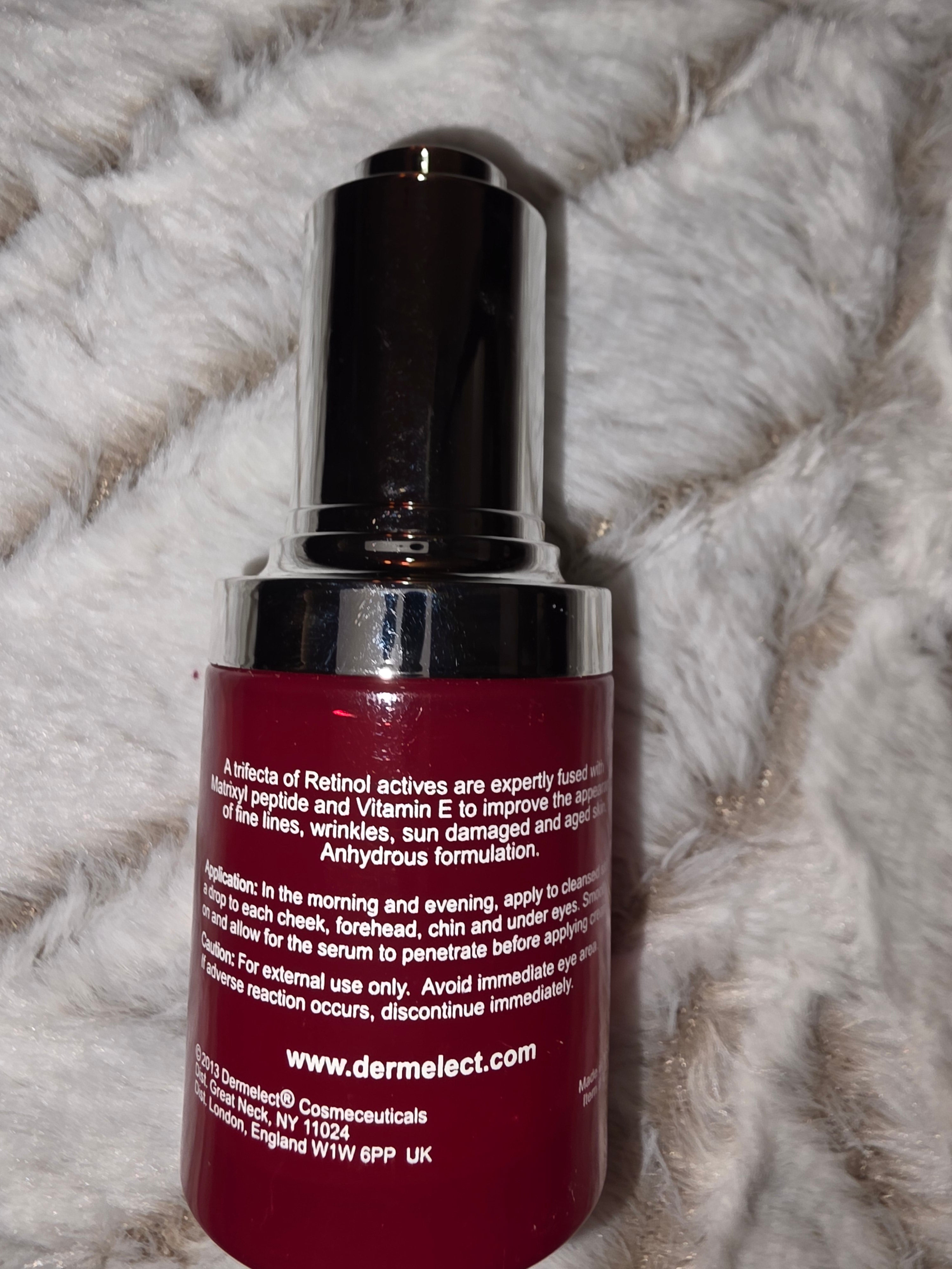 Dermelect outcrease retinol trifecta serum