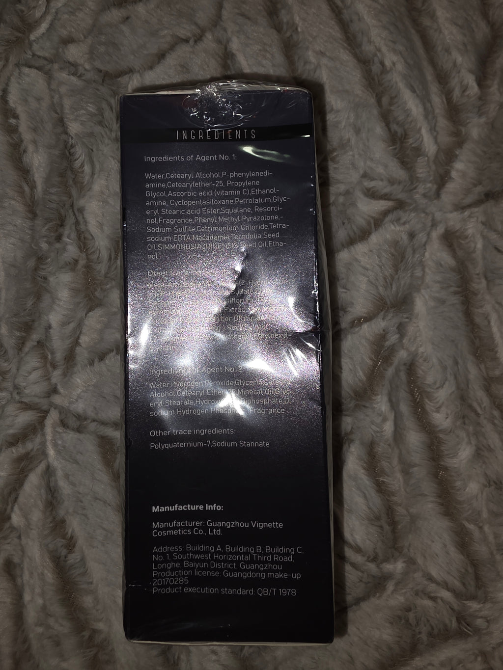 Nova black hair dye shampoo