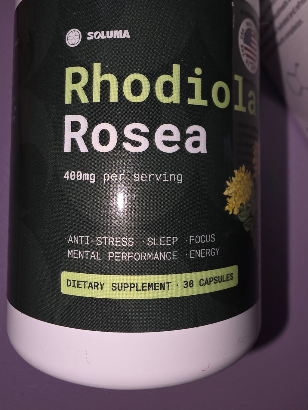 2 items one price Rhodiila supplément and salicylic acid cleanser