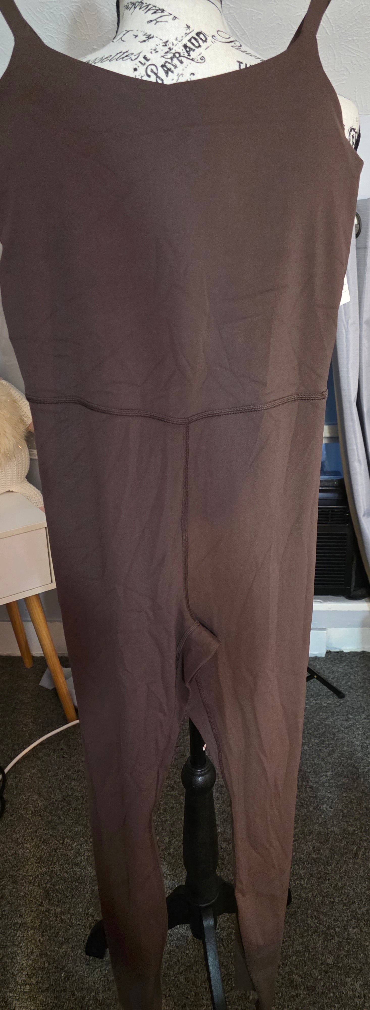 All in motion brown workout body suit