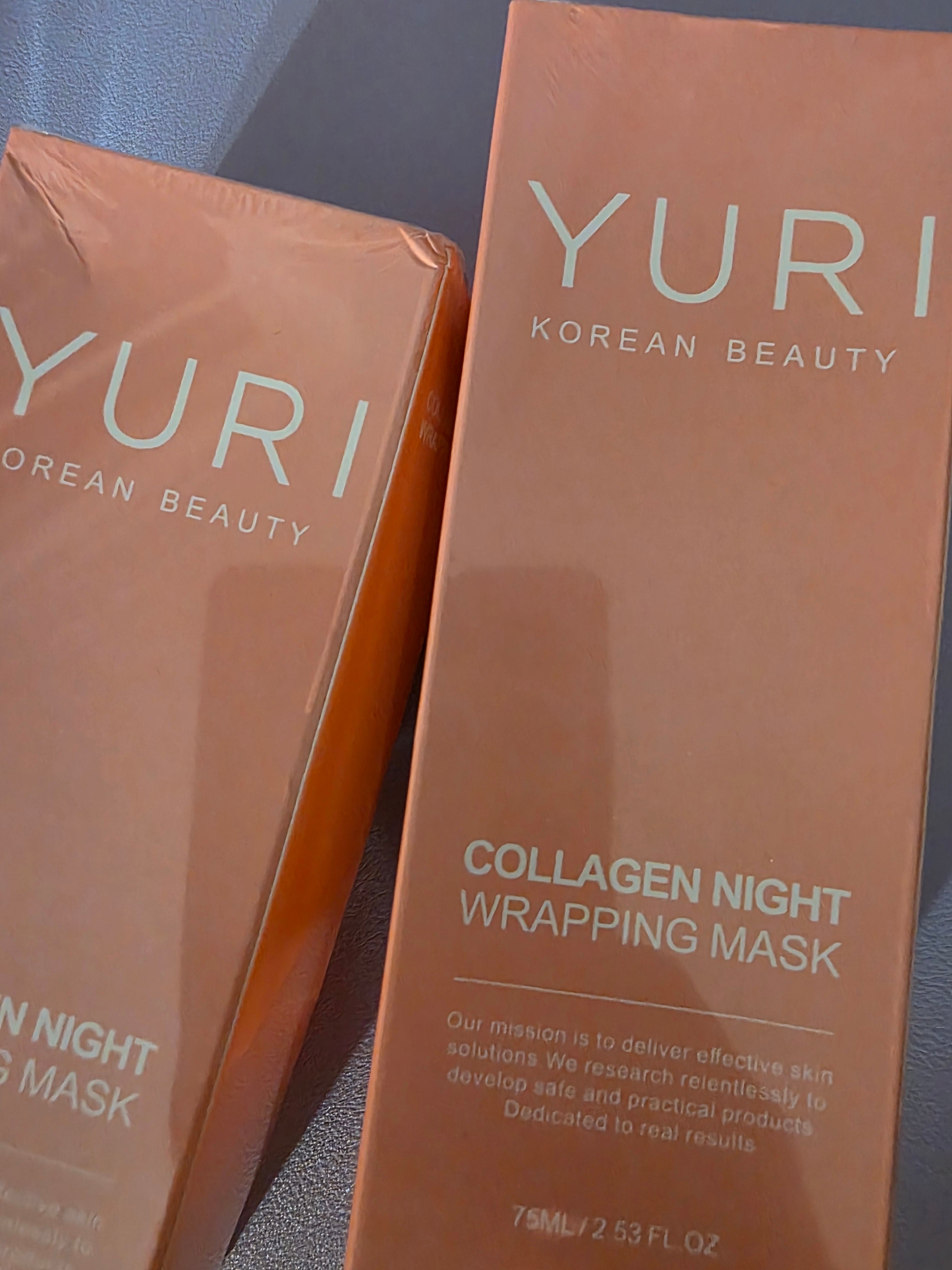 Yuri Night Wrapping Collagène Face Mask