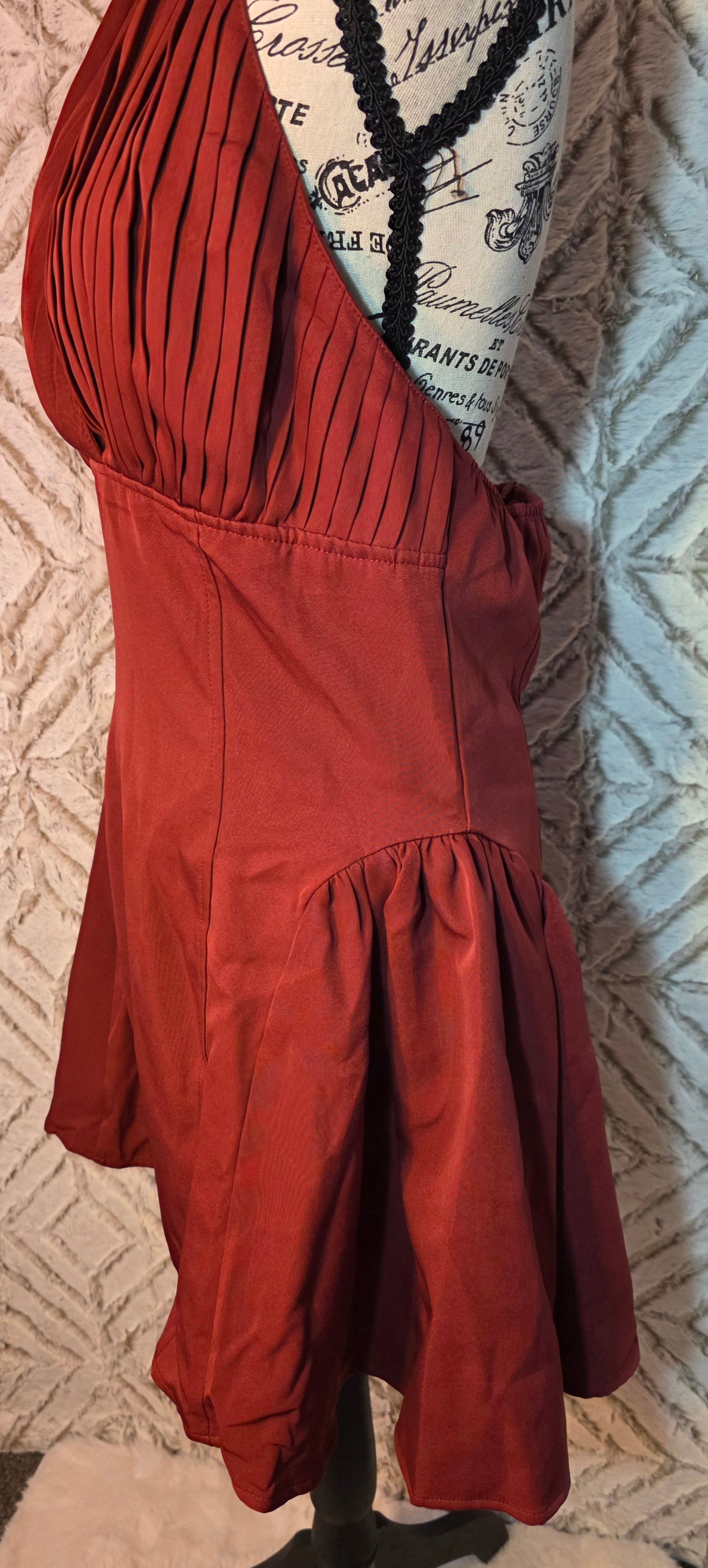 Red cider mini dress new with tags