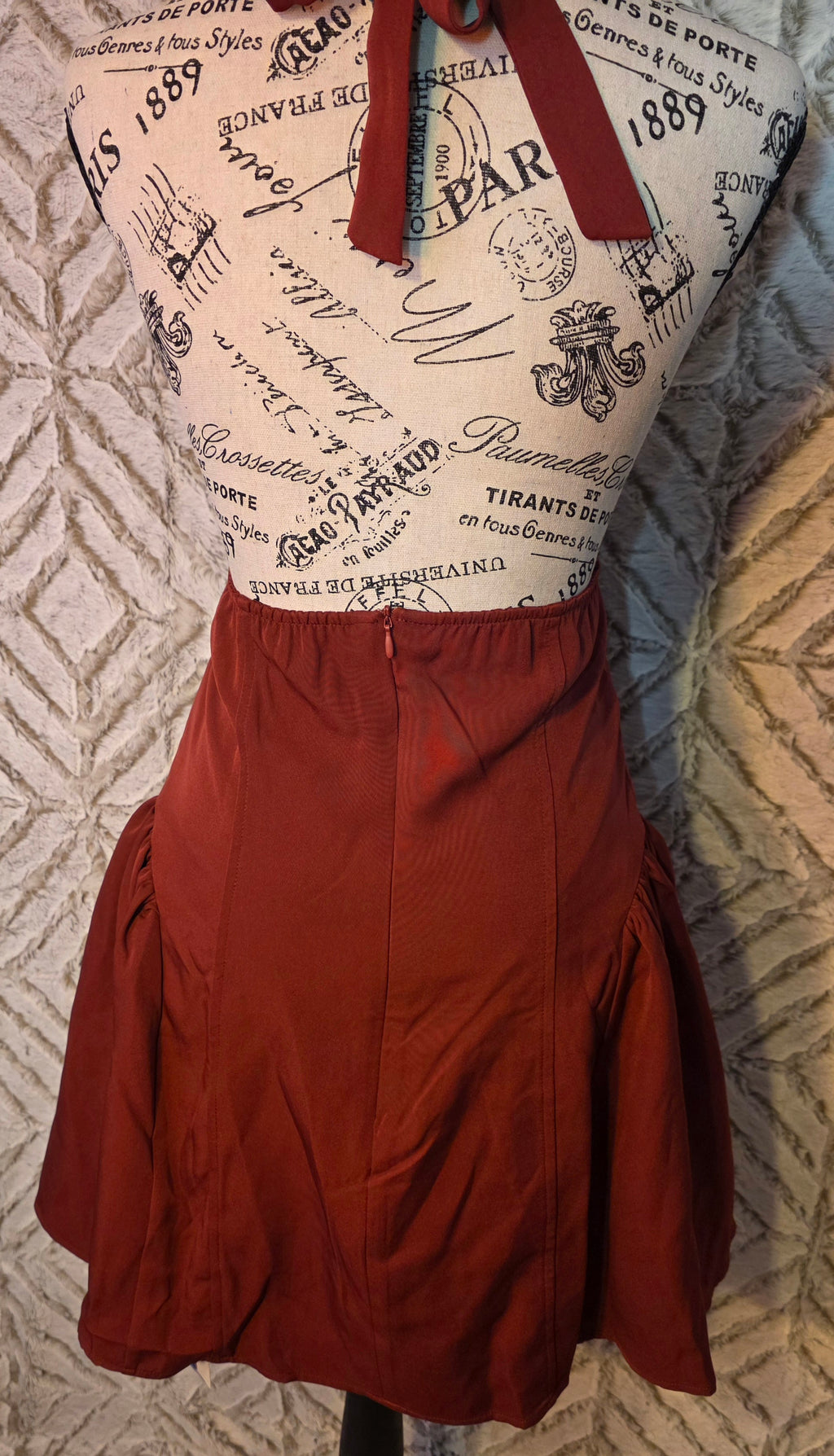 Red cider mini dress new with tags
