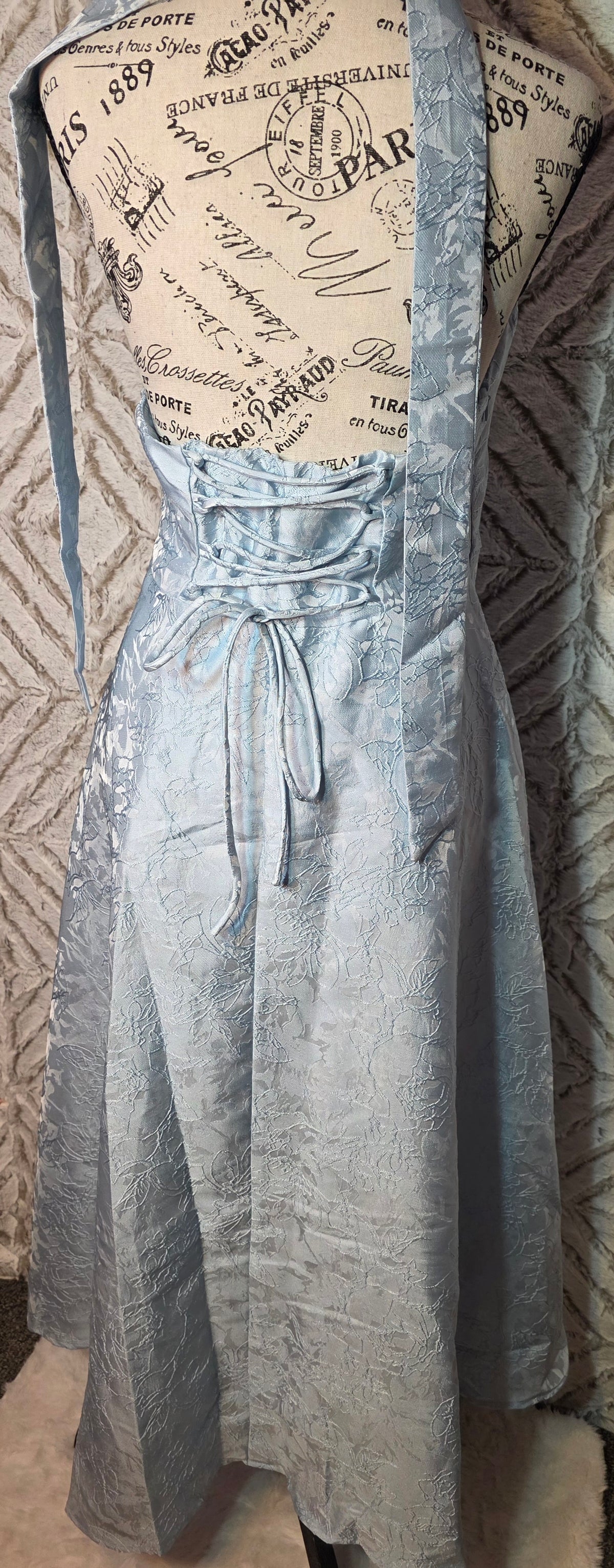 Cider dress baby blue color