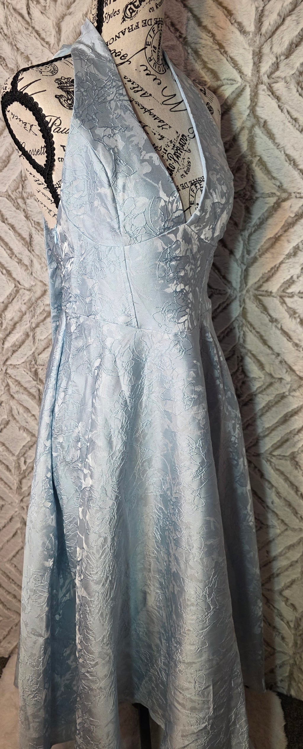 Cider dress baby blue color