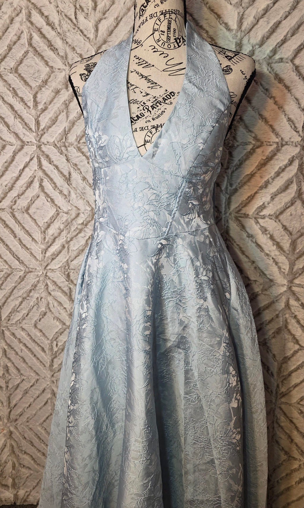 Cider dress baby blue color