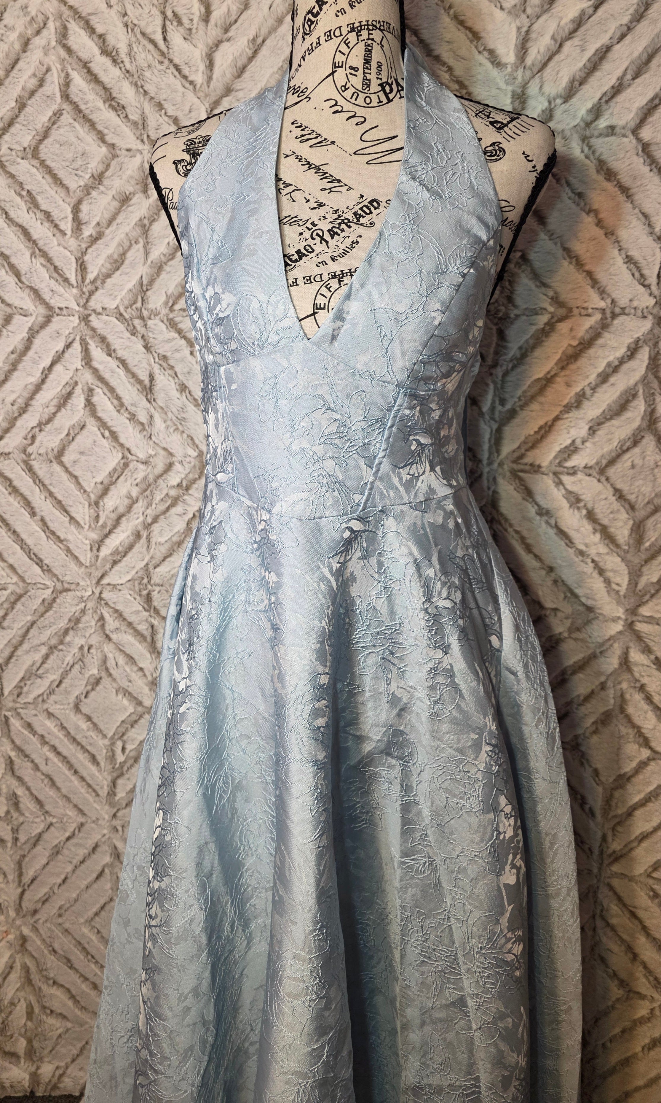 Cider dress baby blue color