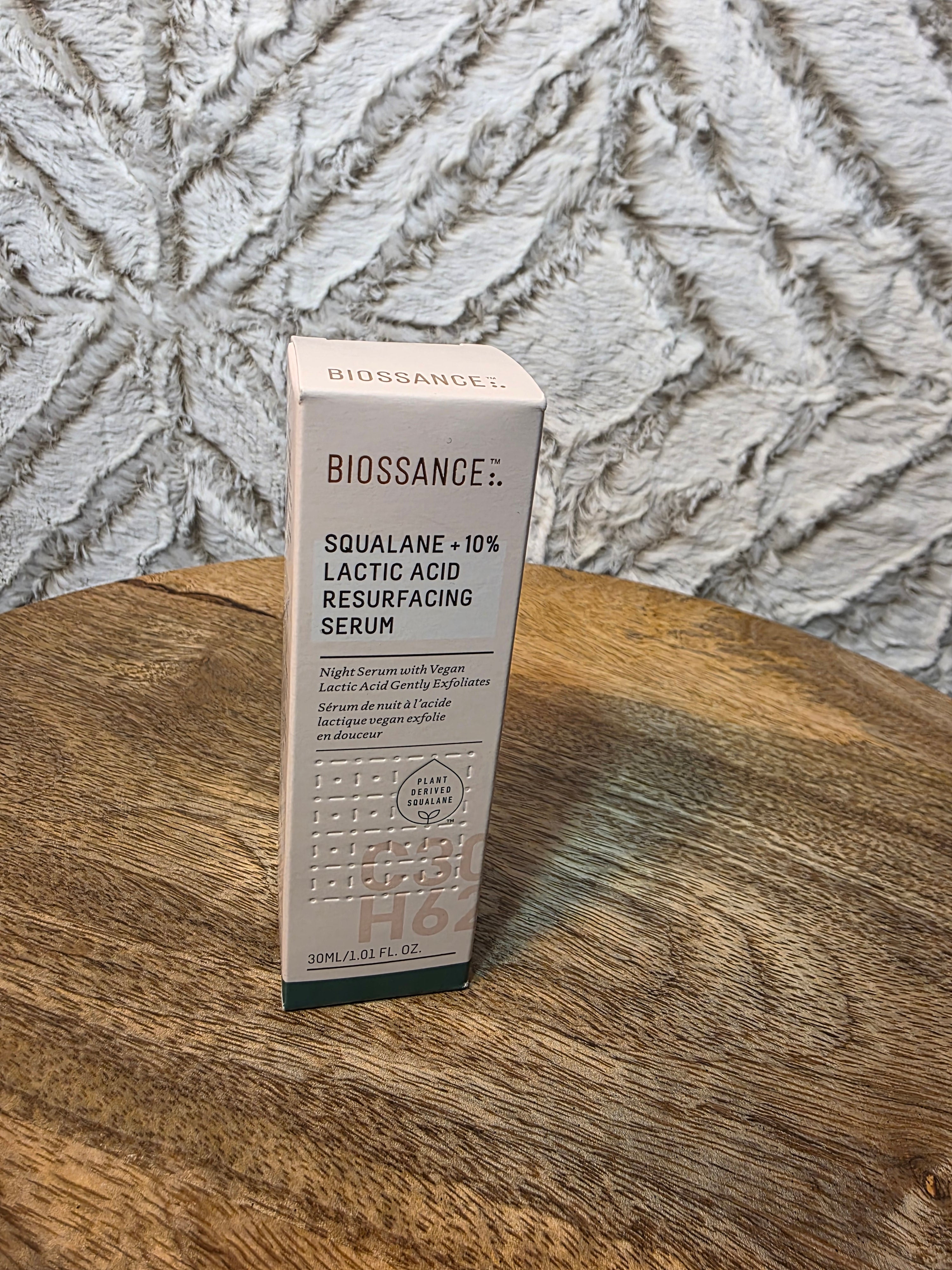 Biossance resurfacing serum
