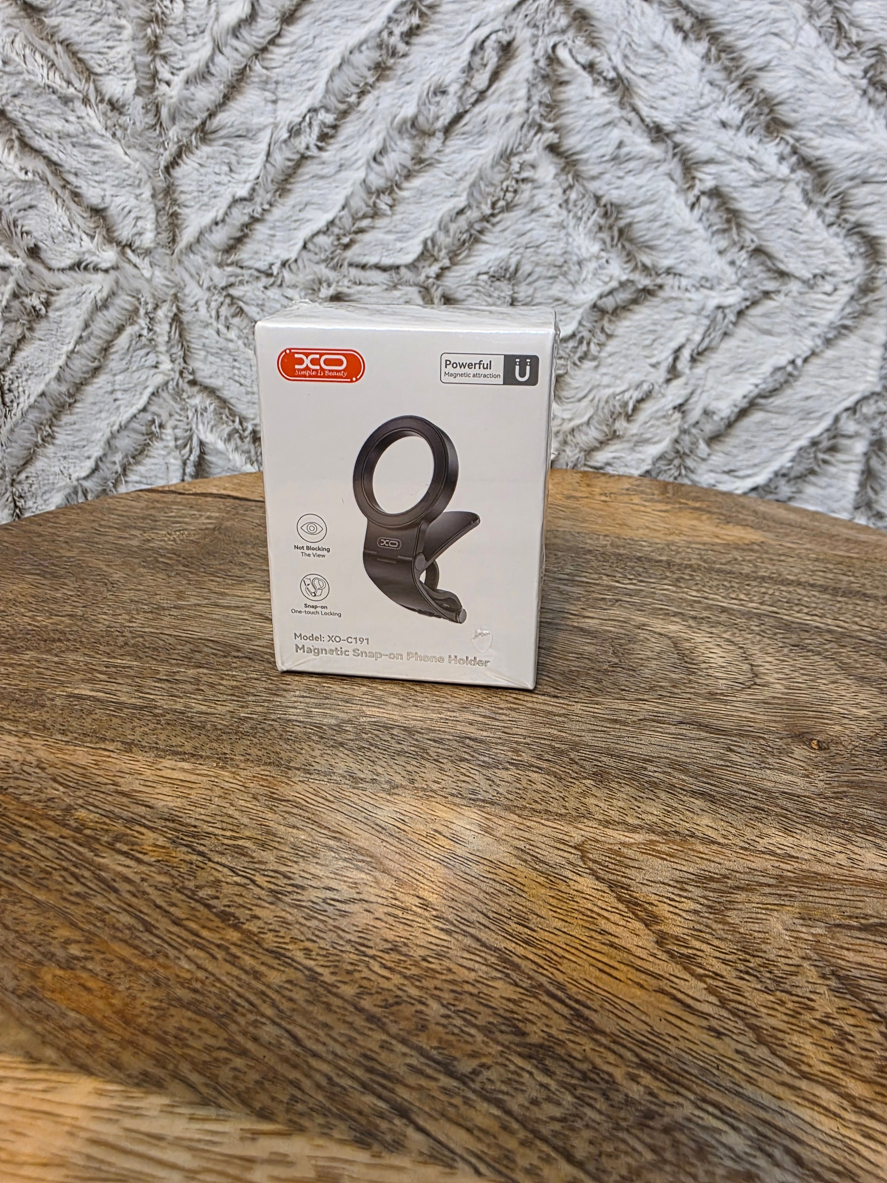 XO C191 magnetic snap on phone holder