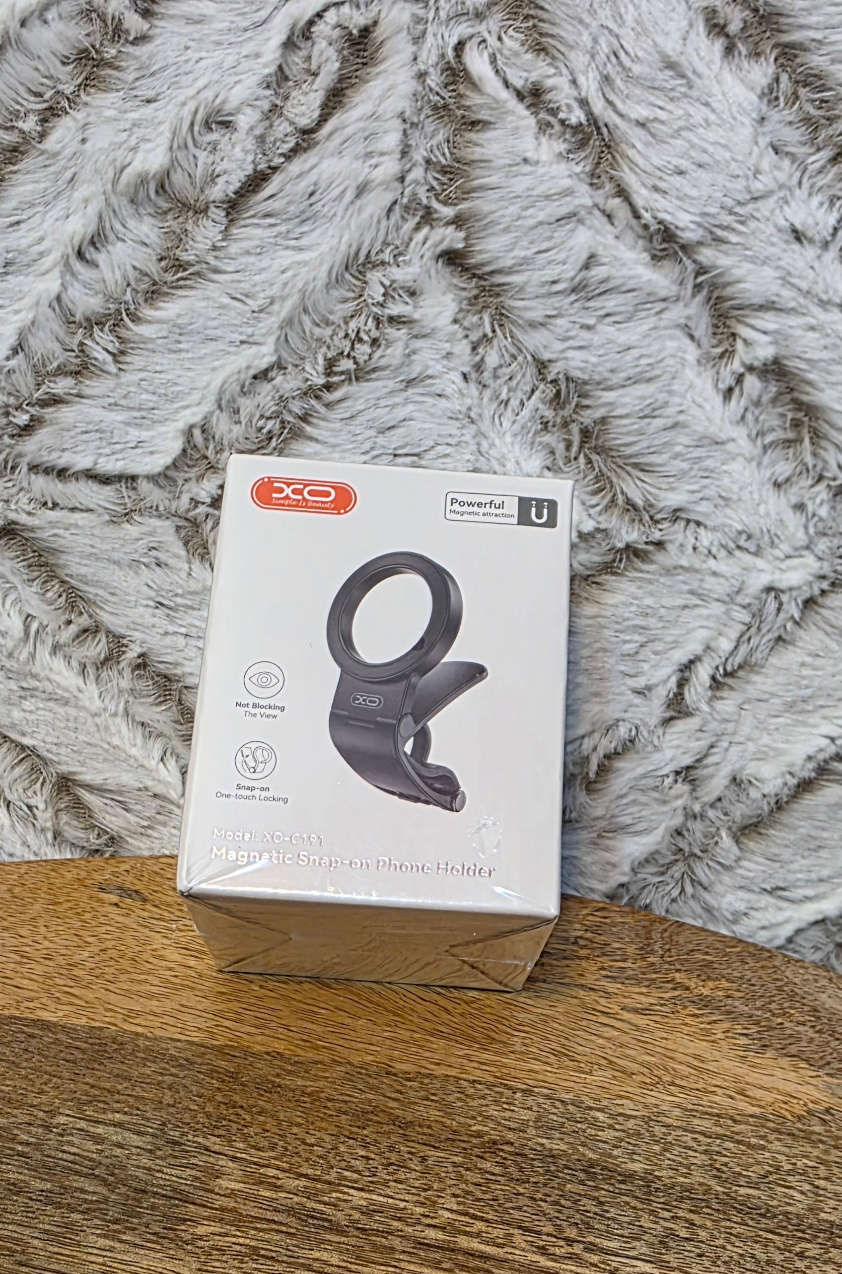 XO C191 magnetic snap on phone holder