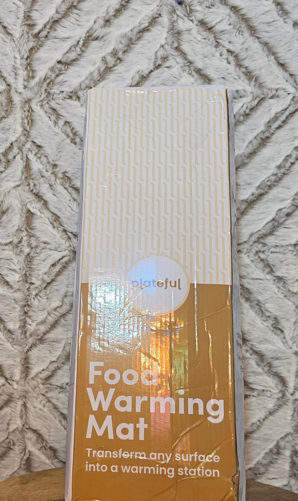 Plateful food warming mat