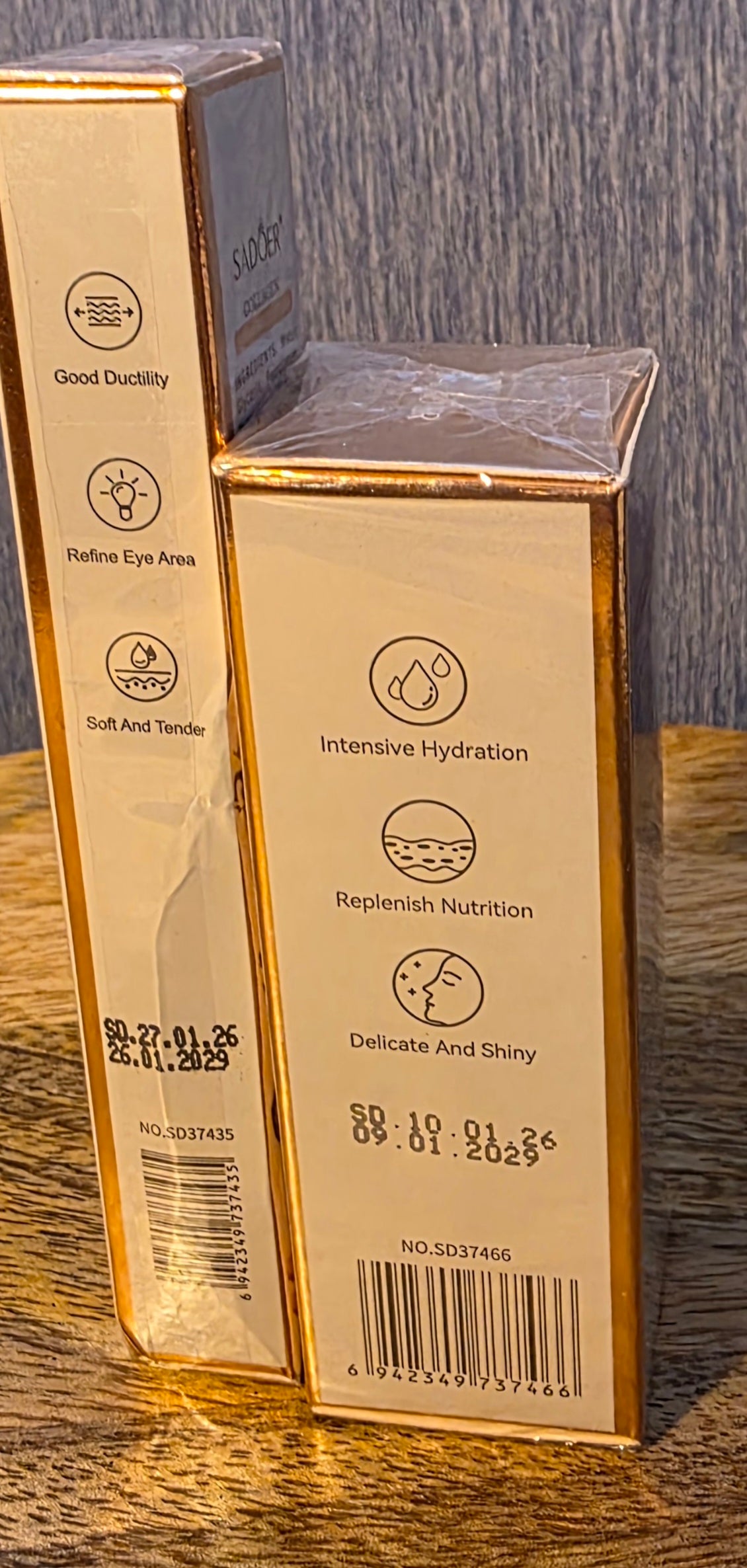 Sadoer eye cream collagen/ and face serum bundle
