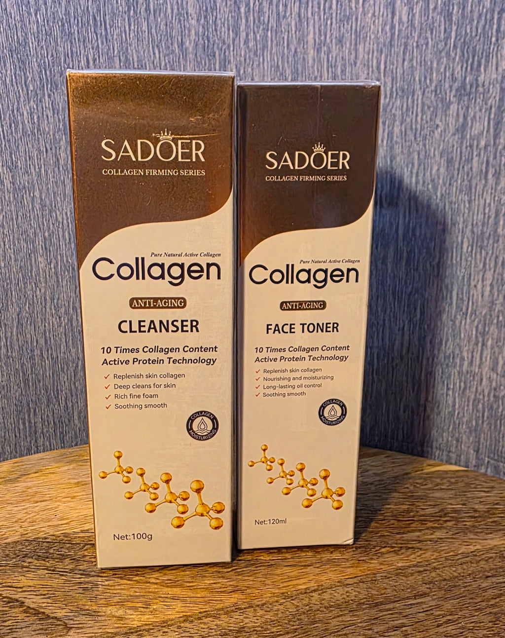 Sadoer face toner and cleanser bundle