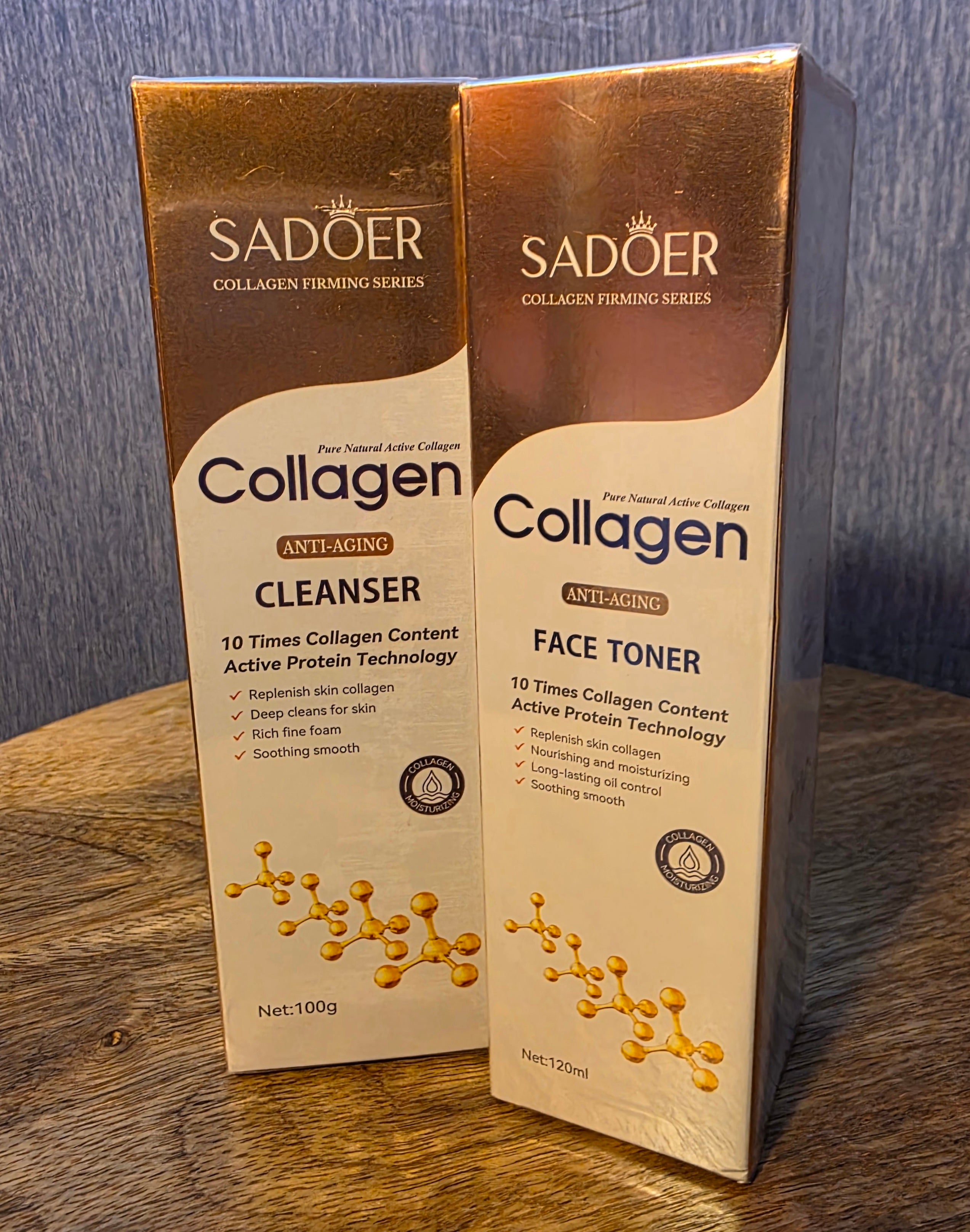 Sadoer face toner and cleanser bundle