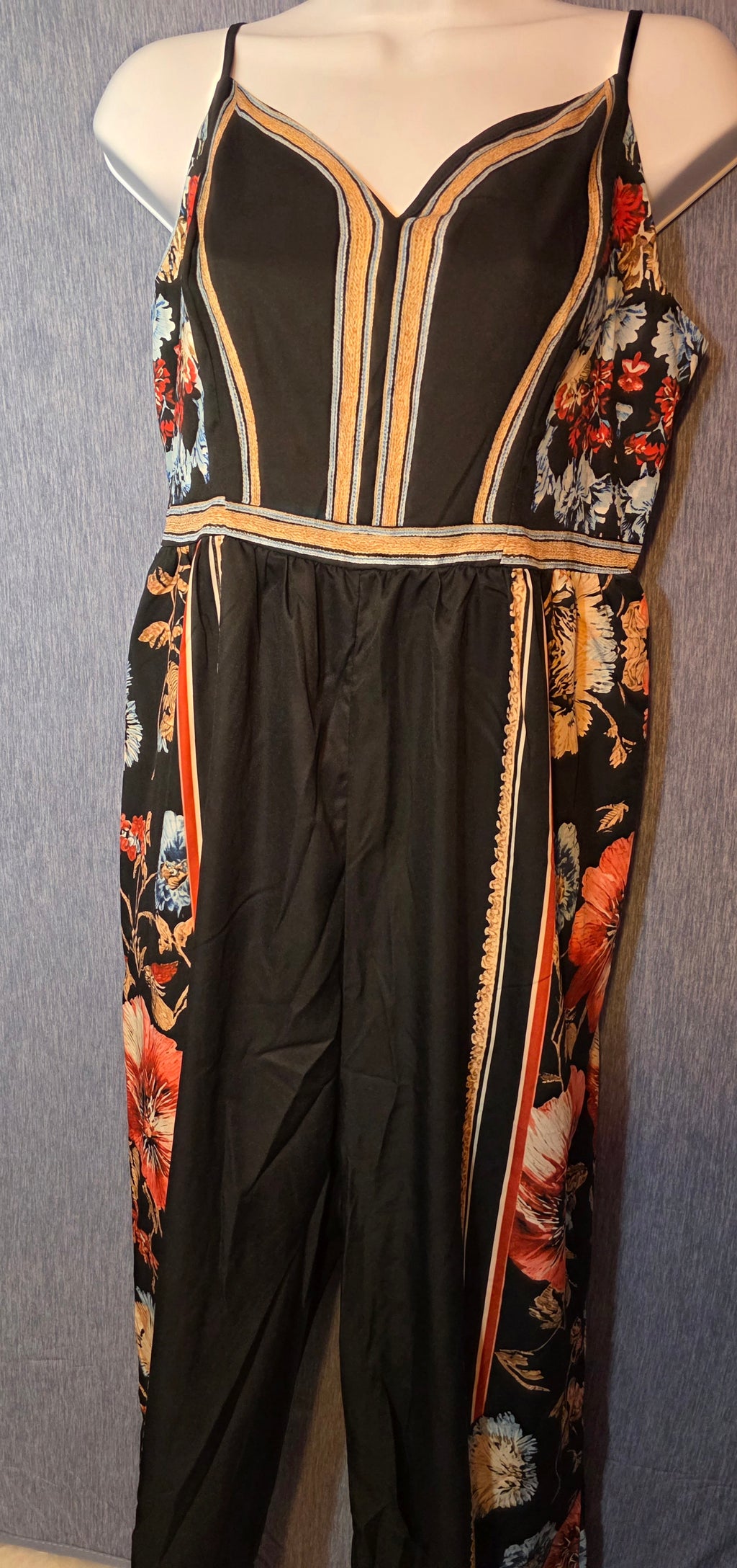 Cute silky pant romper