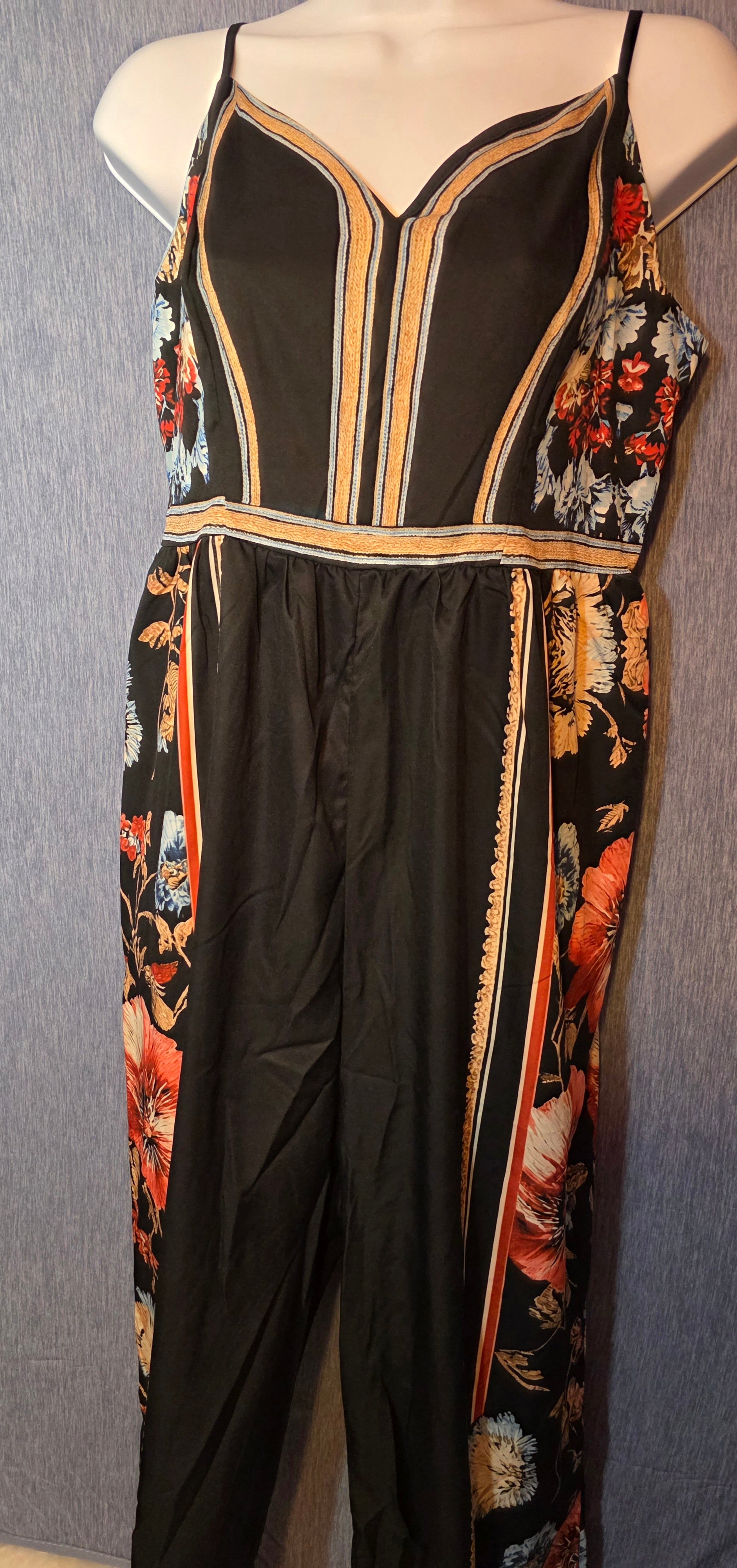 Cute silky pant romper