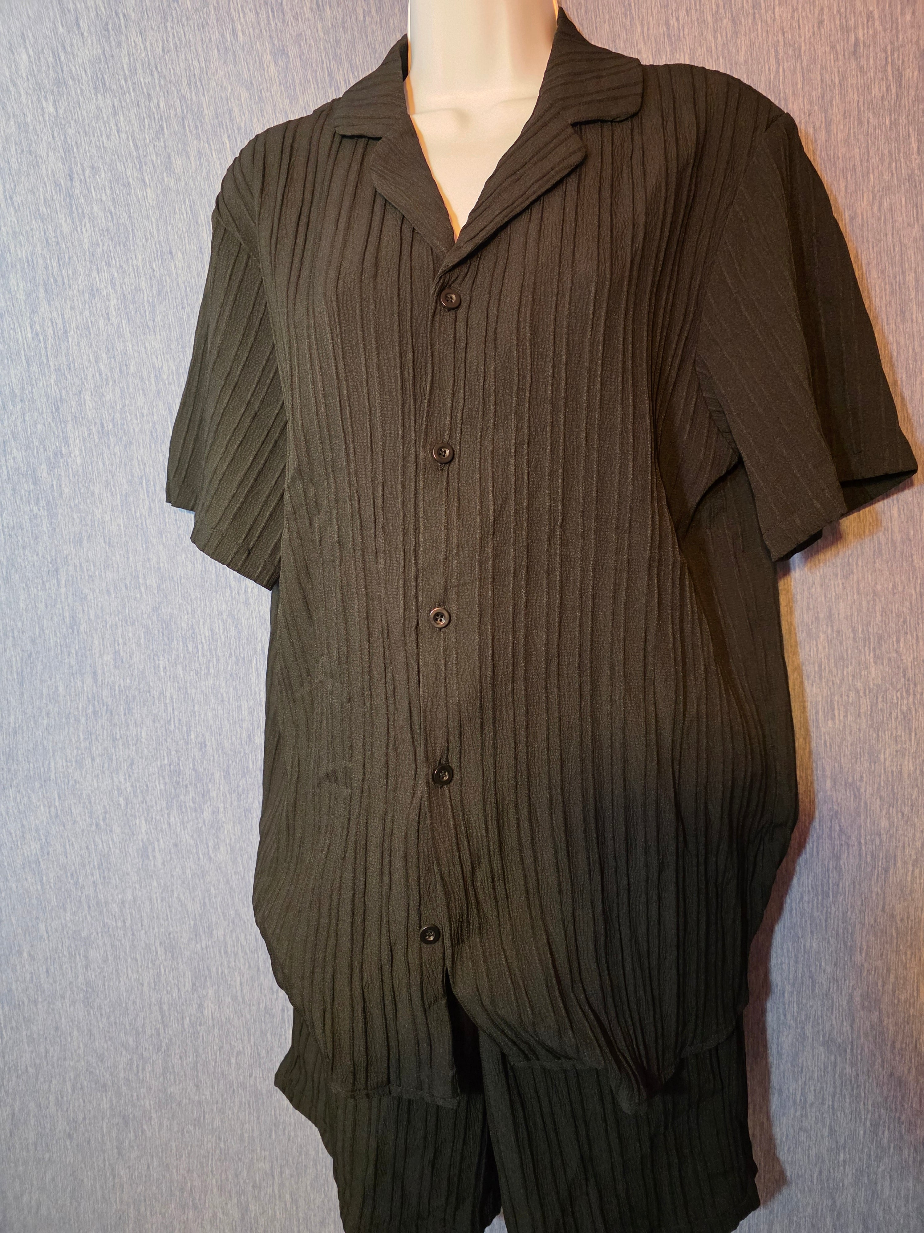 2 piece light weight material womans short set