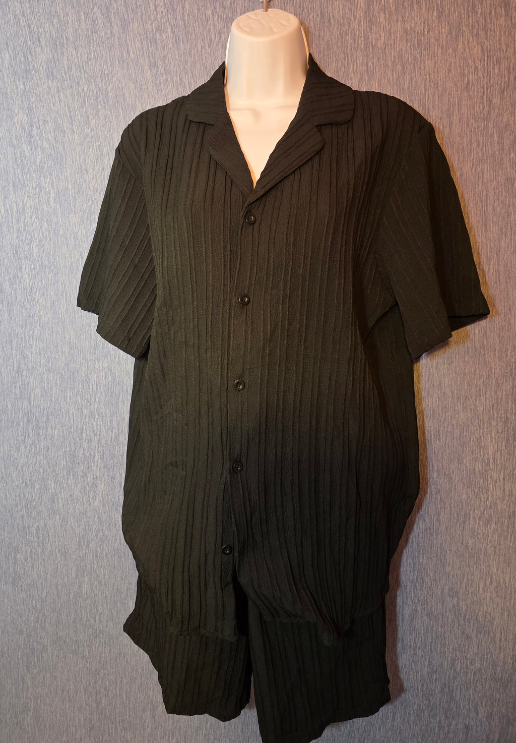 2 piece light weight material womans short set