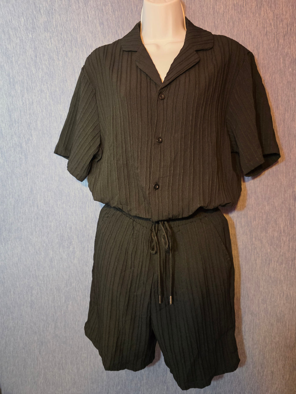 2 piece light weight material womans short set