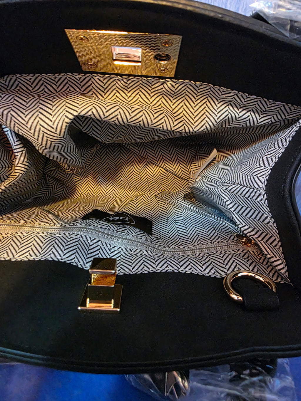 The Nixie Nubuck small tote by Pretty Simple