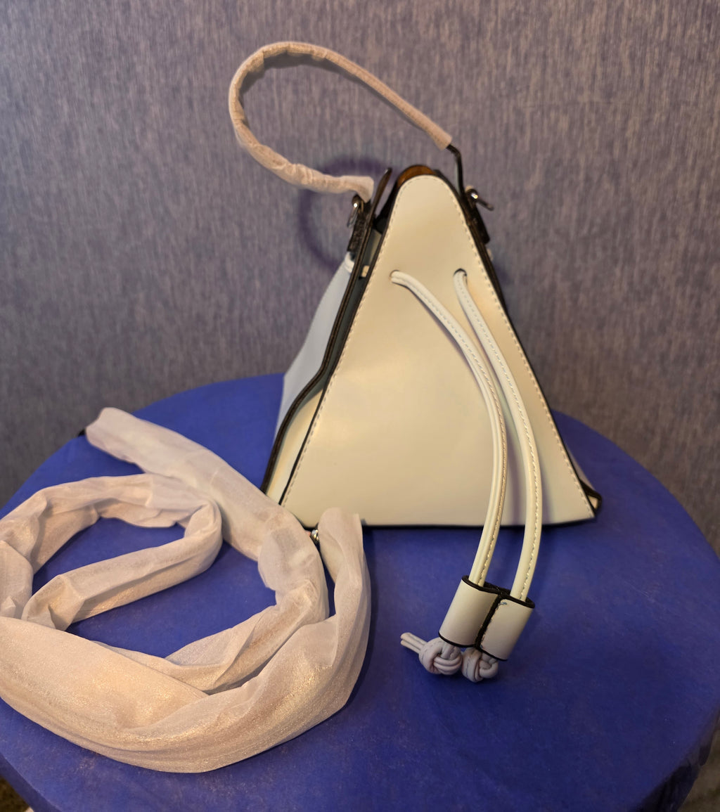 Light blue purse comes with a strap